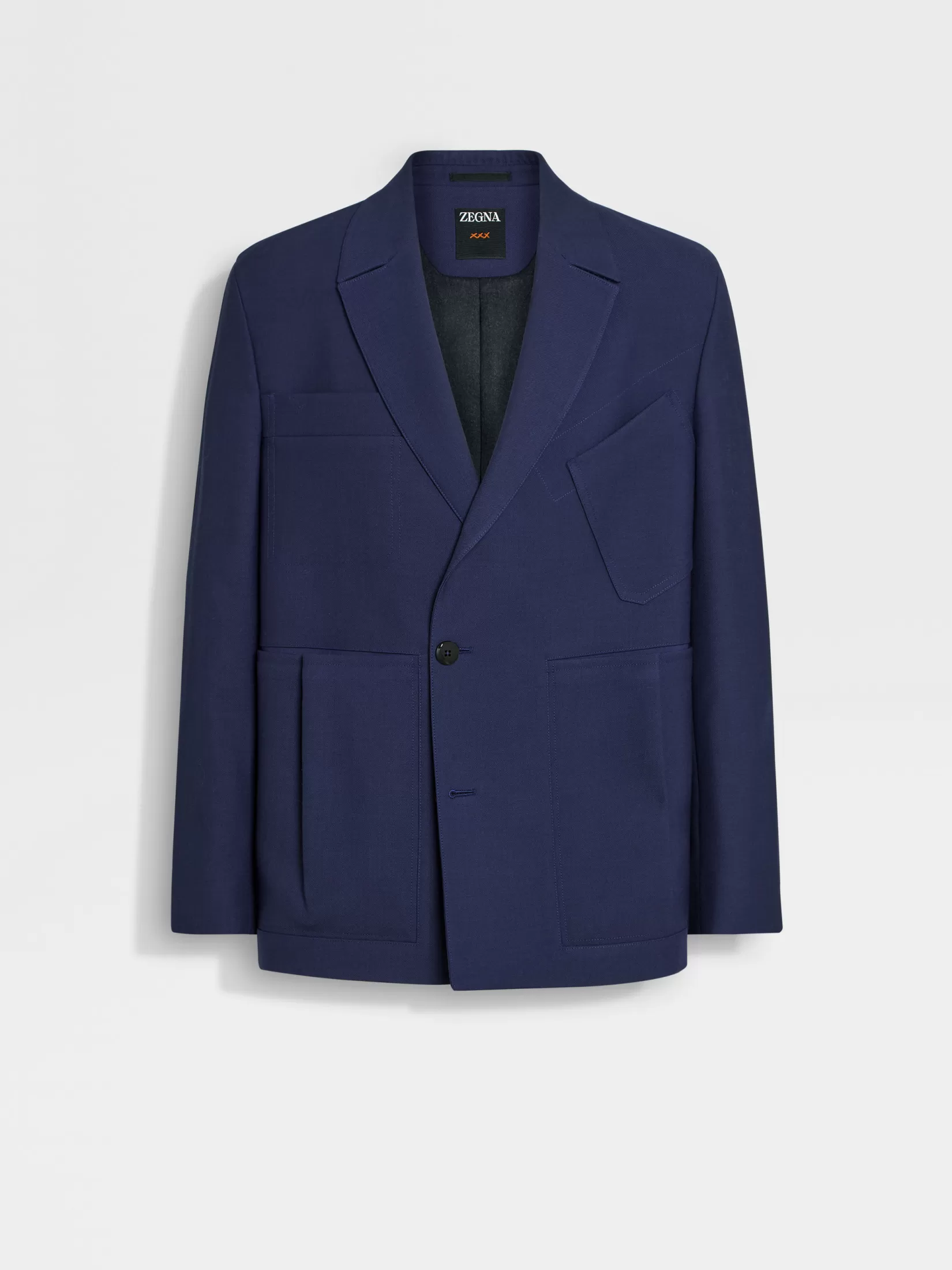 Cheap Giacca in Lana Blu Inchiostro In Viaggio Con Stile | Blazer