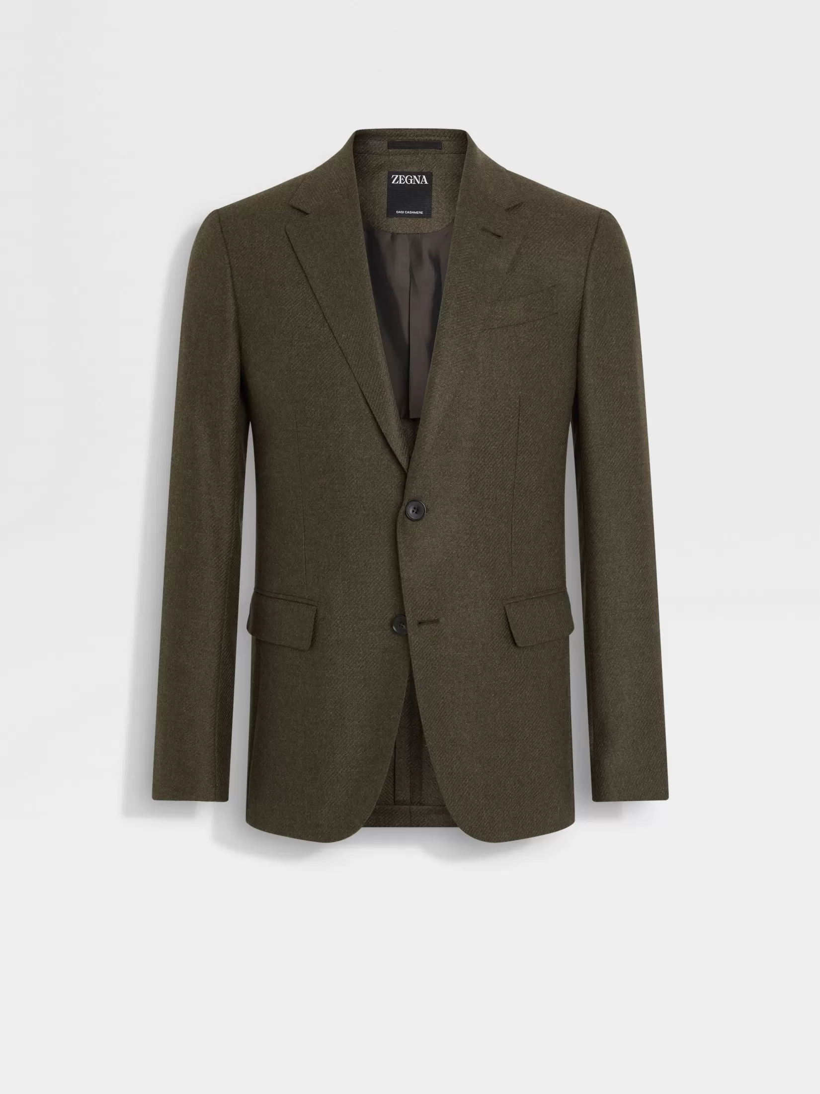 Outlet Giacca in Oasi Cashmere Cachi Multimélange Blazer