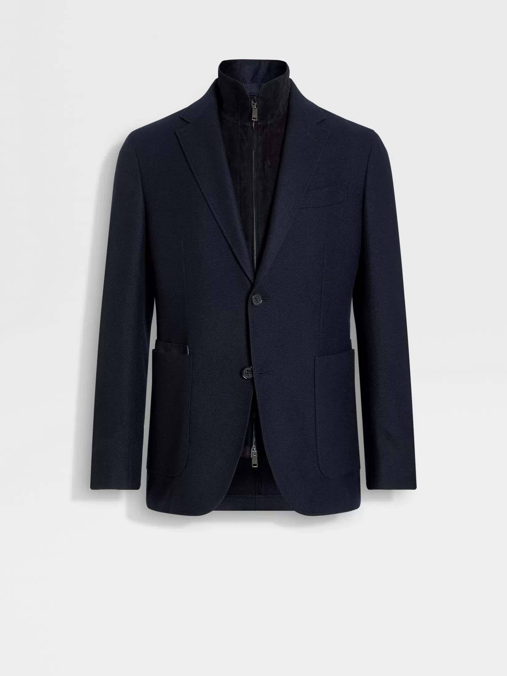 Outlet Giacca in Trofeo™ Cashmere Blu Navy Blazer