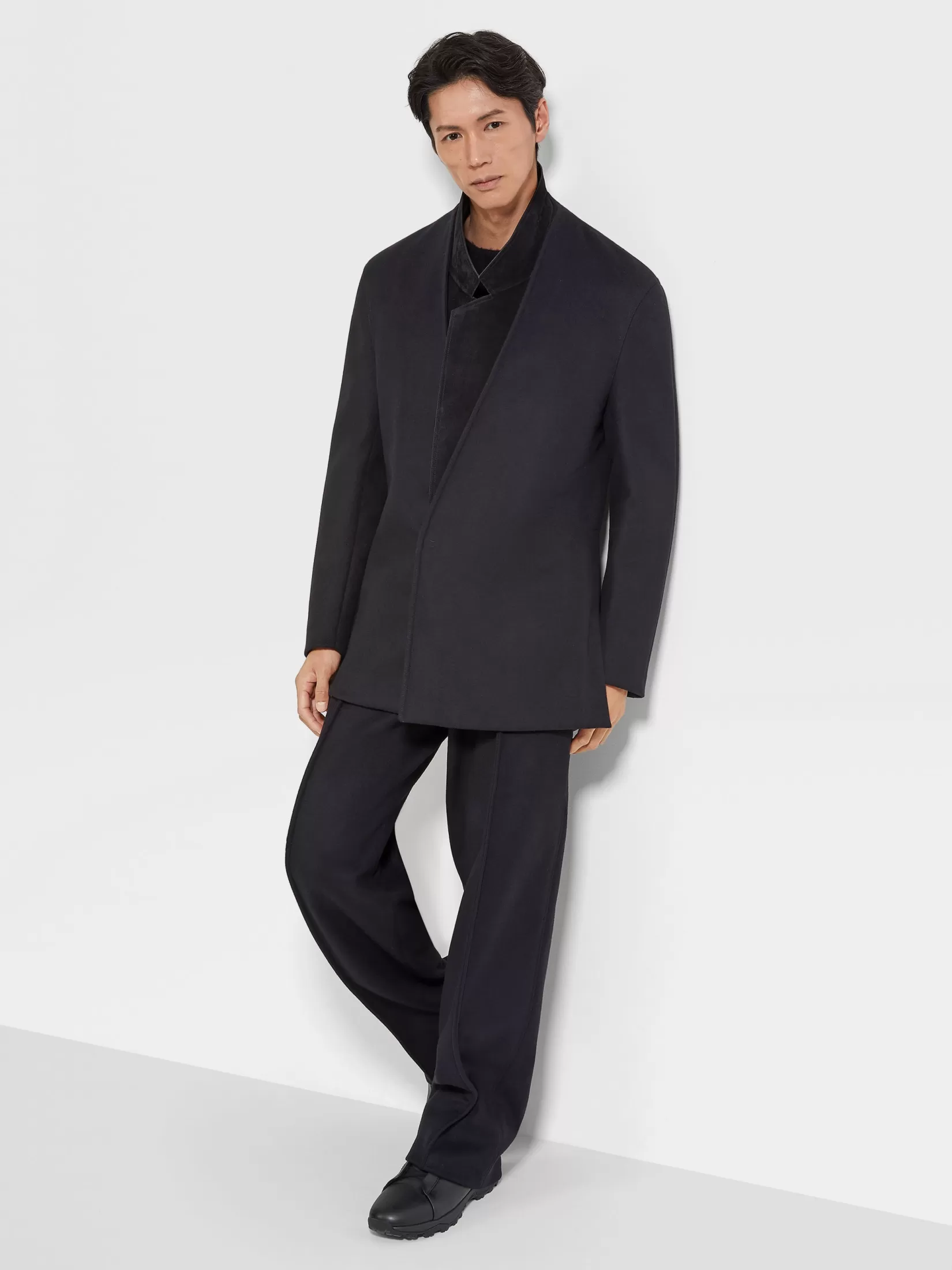 Sale Giacca in Trofeo™ Cashmere Nera Blazer