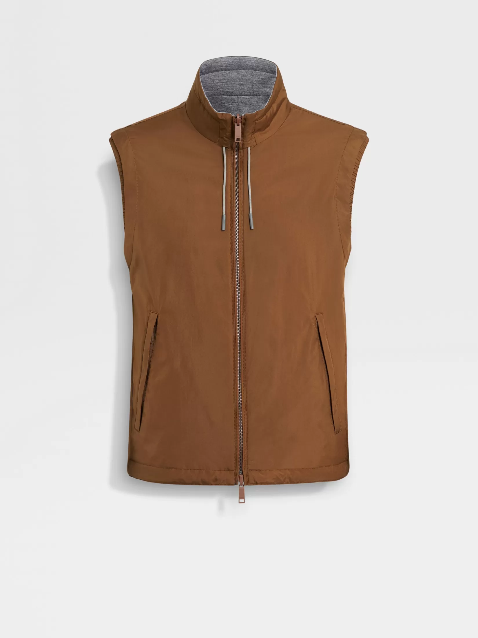 New Gilet Brezza Reversibile in Microfibra Giacche E Cappotti