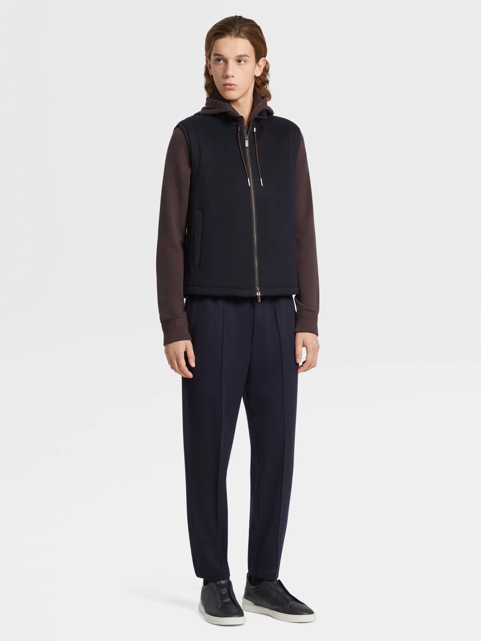 Discount Gilet in Lana 12milmil12 Imbottito in Piuma d’Oca Giacche E Cappotti