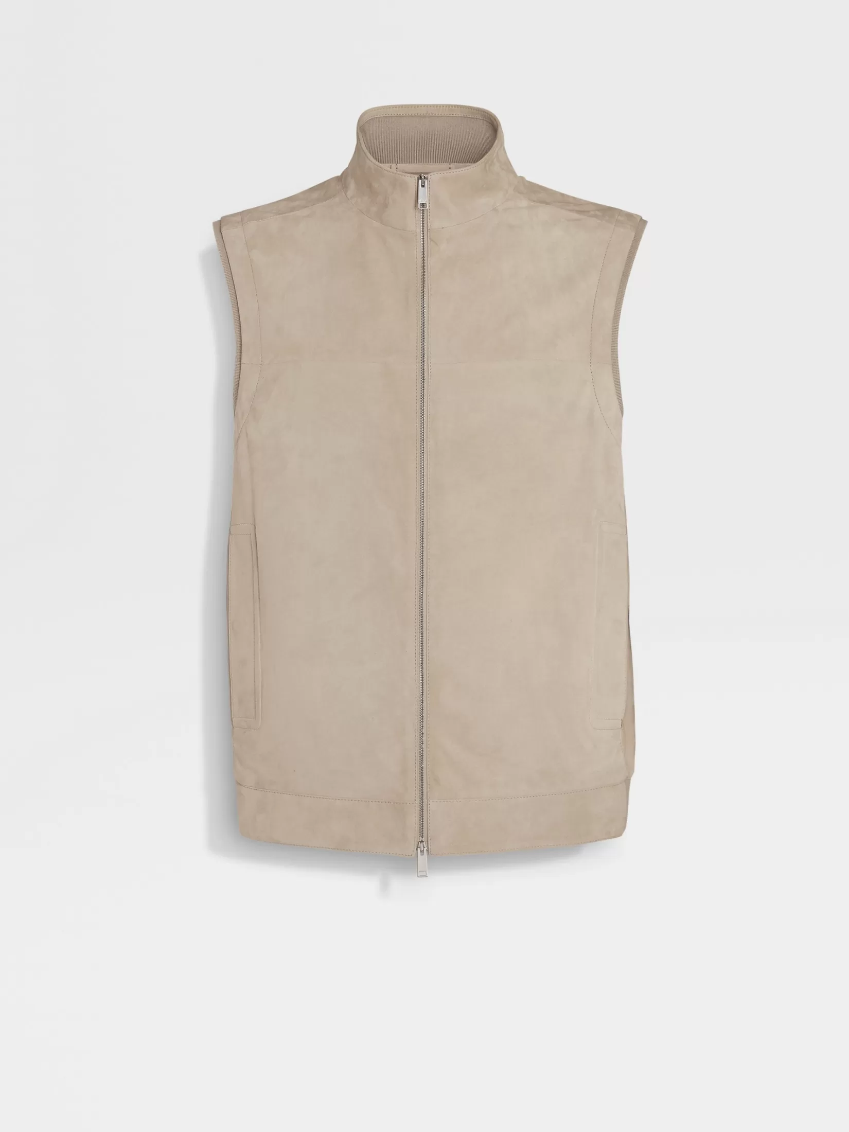 Fashion Gilet in Suede Giacche E Cappotti