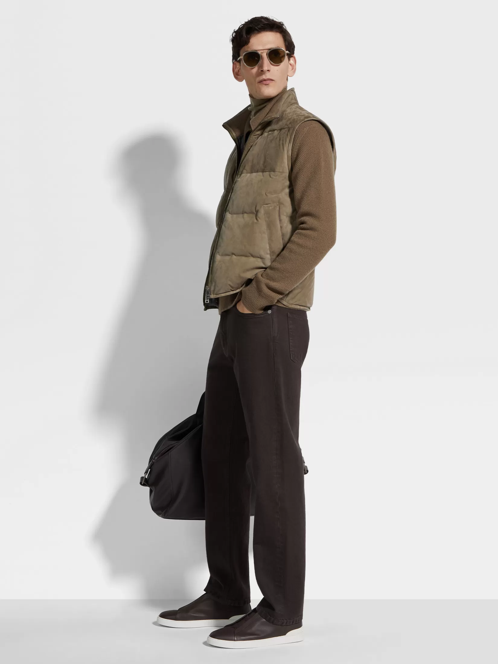 Discount Gilet in Suede In Viaggio Con Stile | Giacche E Cappotti