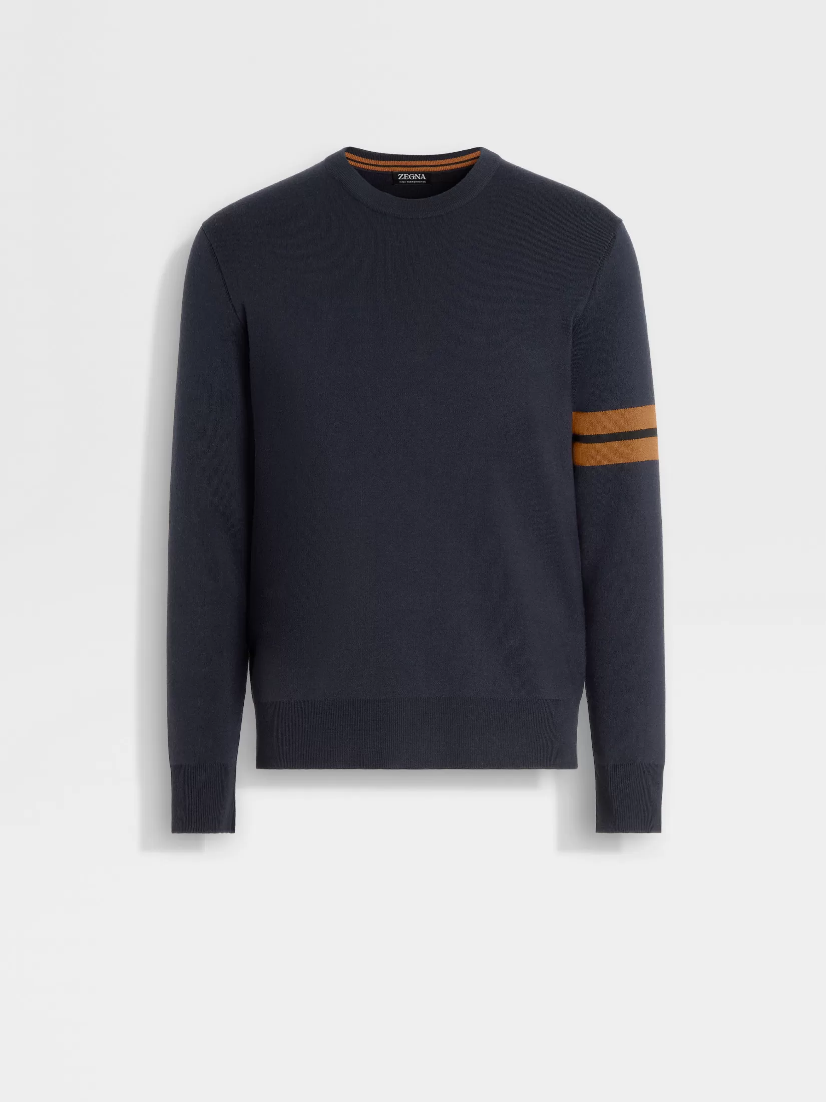 Best Girocollo in Lana High Performance™ Blu Navy Maglieria