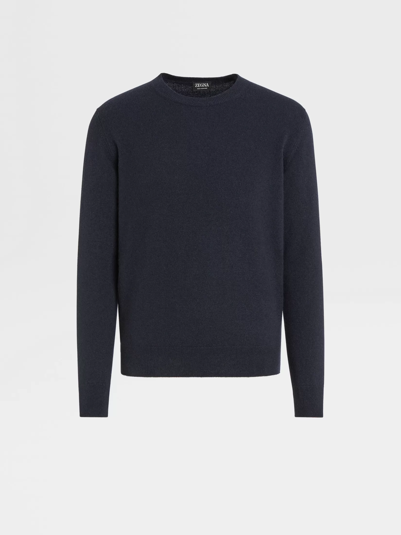 New Girocollo in Oasi Cashmere Blu Navy Mélange Maglieria