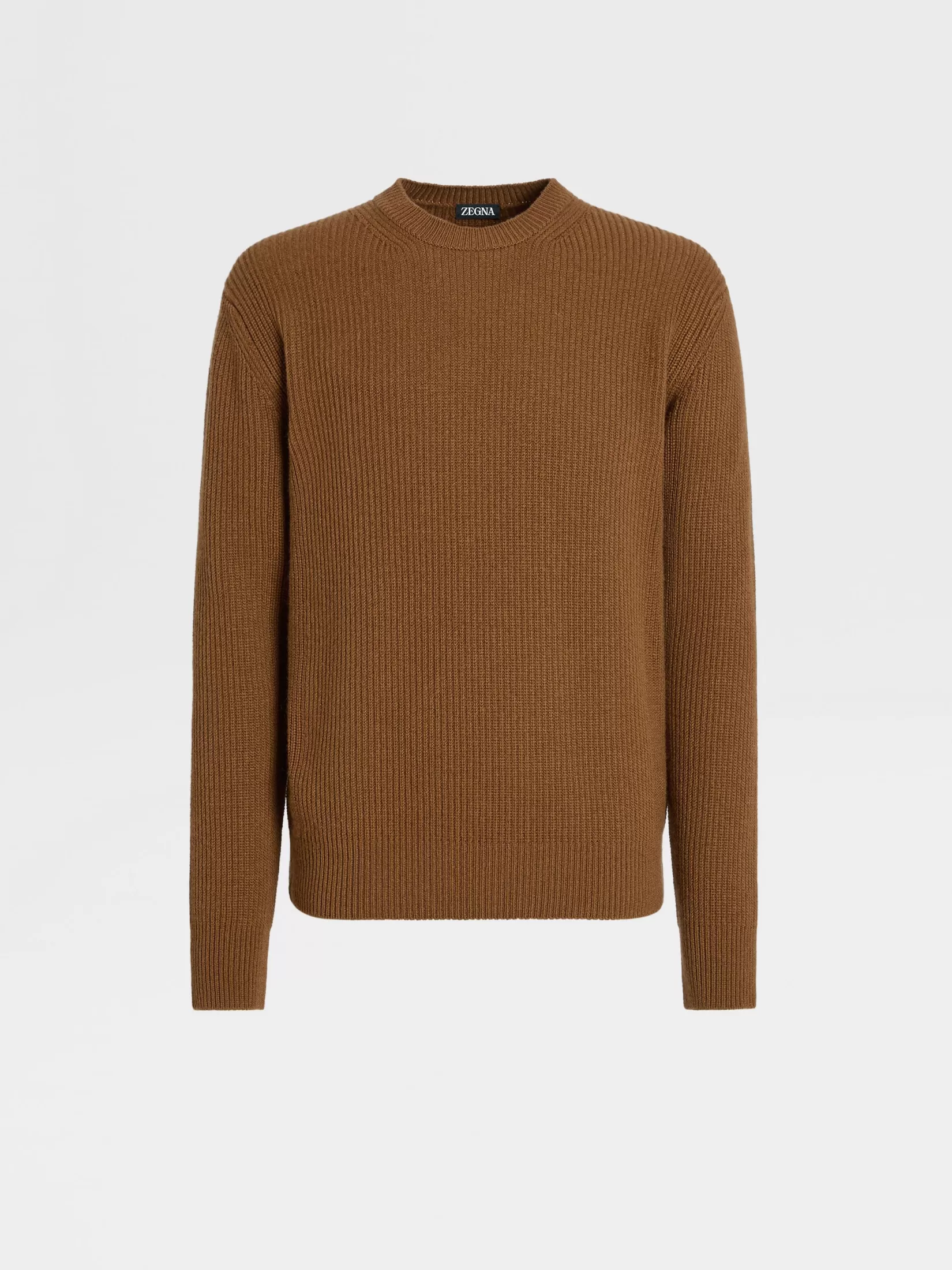 Fashion Girocollo in Oasi Cashmere Dark Foliage Mélange In Viaggio Con Stile | Maglieria