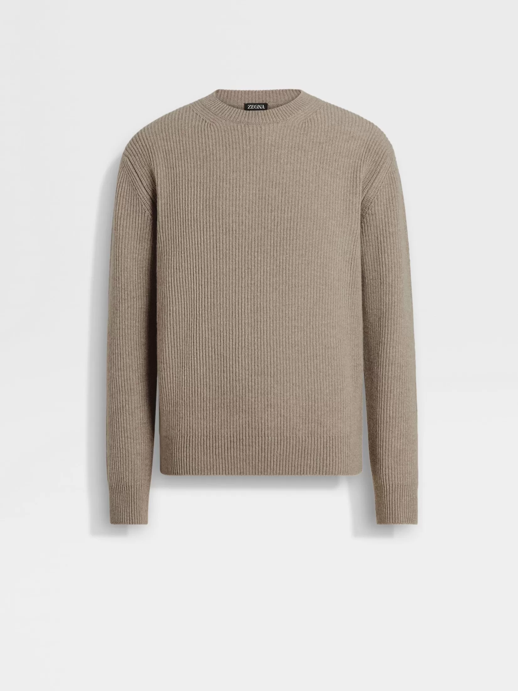 Best Girocollo in Oasi Cashmere Tortora Chiaro In Viaggio Con Stile | Maglieria
