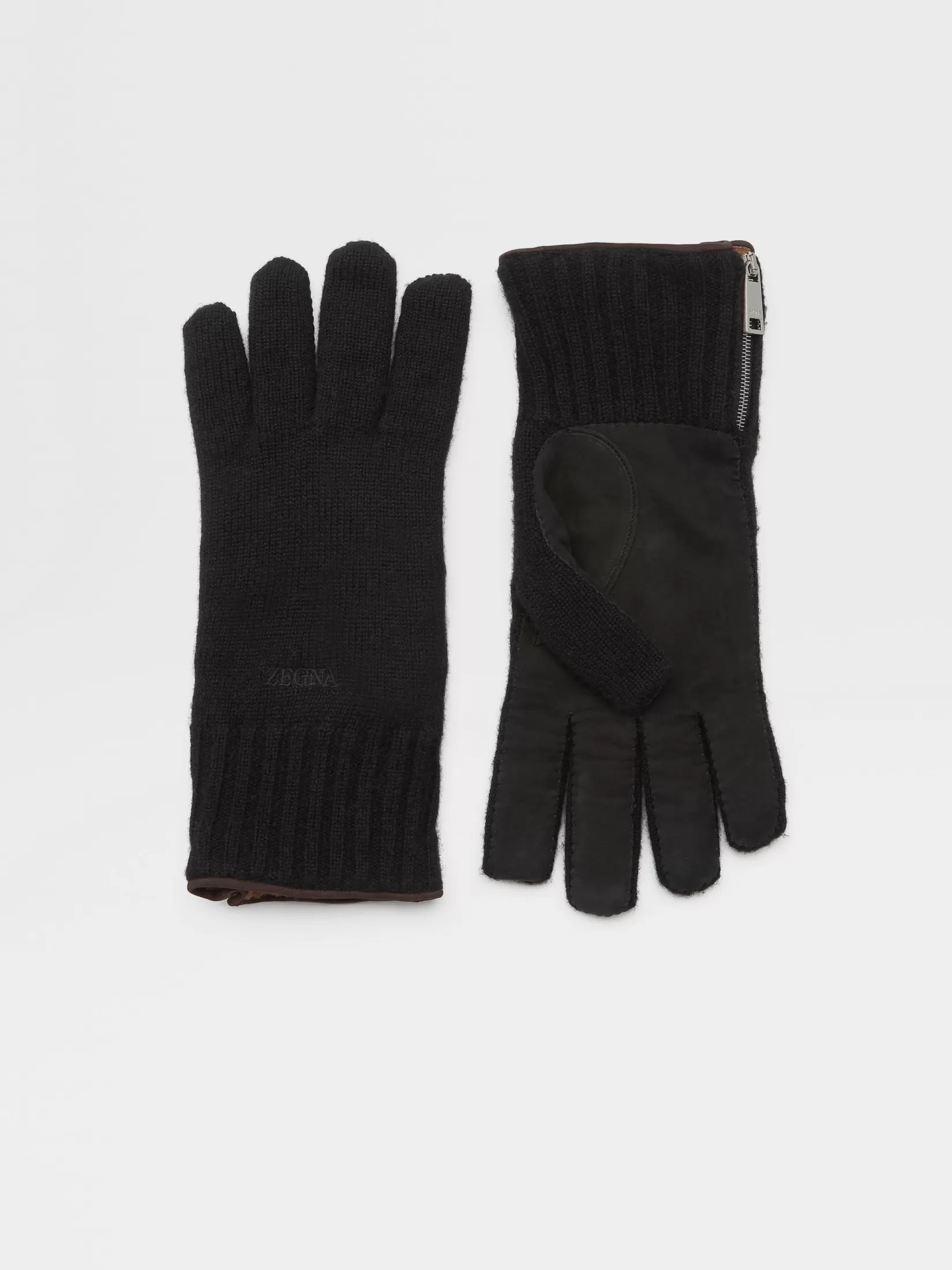 Discount Guanti in Oasi Cashmere Neri In Viaggio Con Stile | Morbidi Accessori