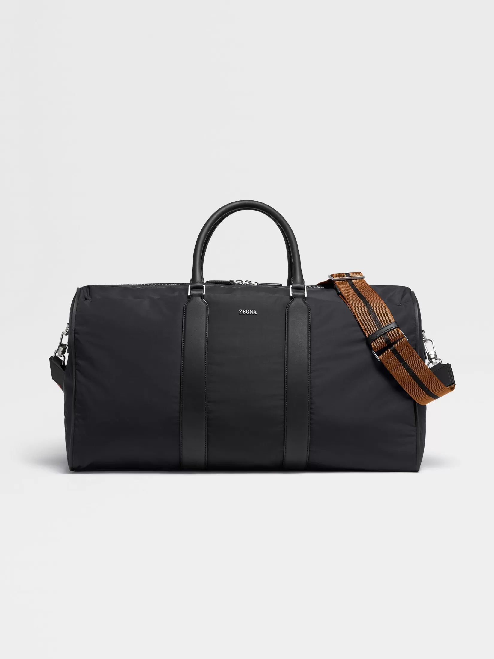 Outlet Holdall 55 in Nylon Nera Borse E Portafogli