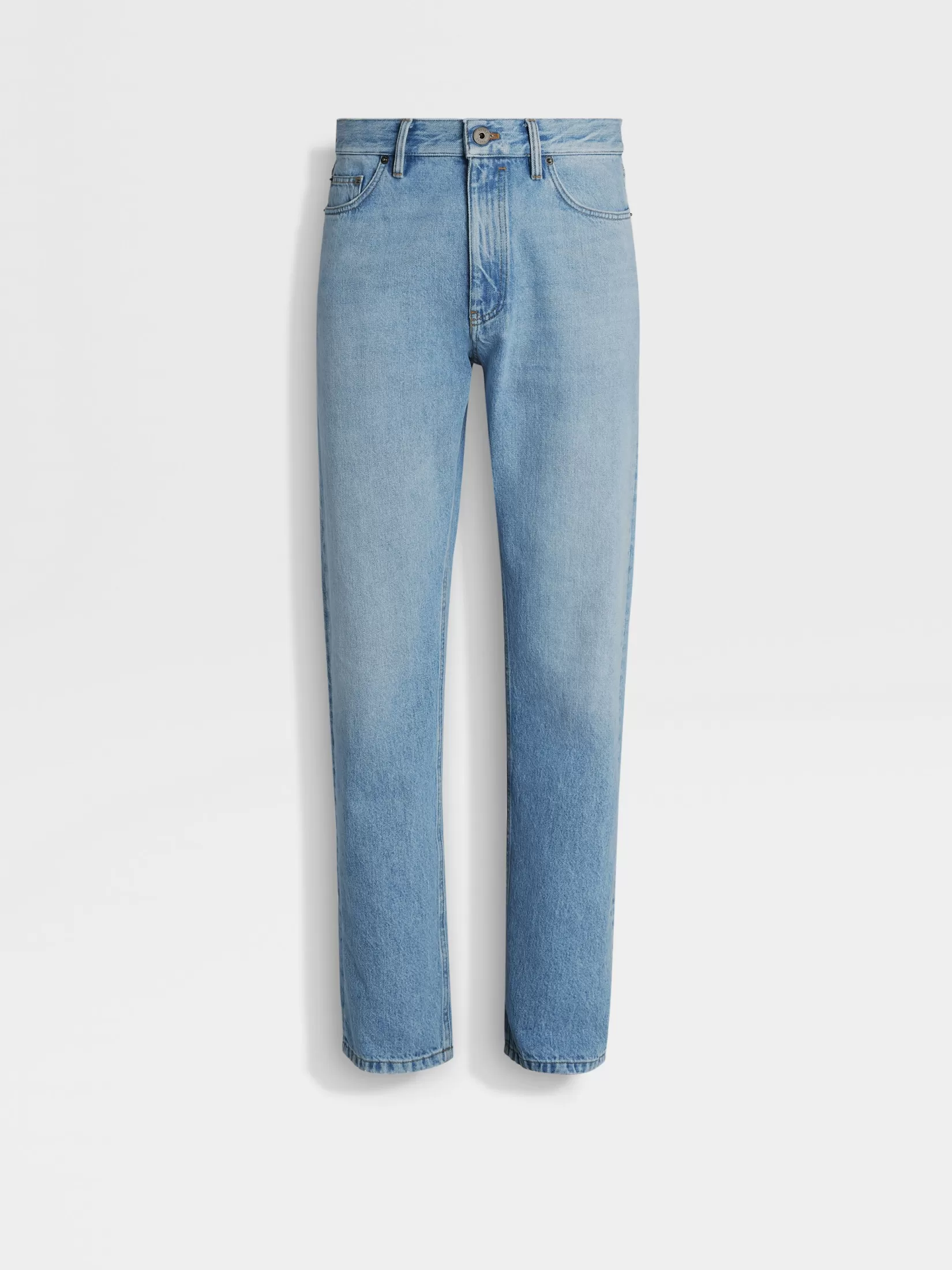 Cheap Jeans Roccia in Cotone Effetto Schiarito Jeans
