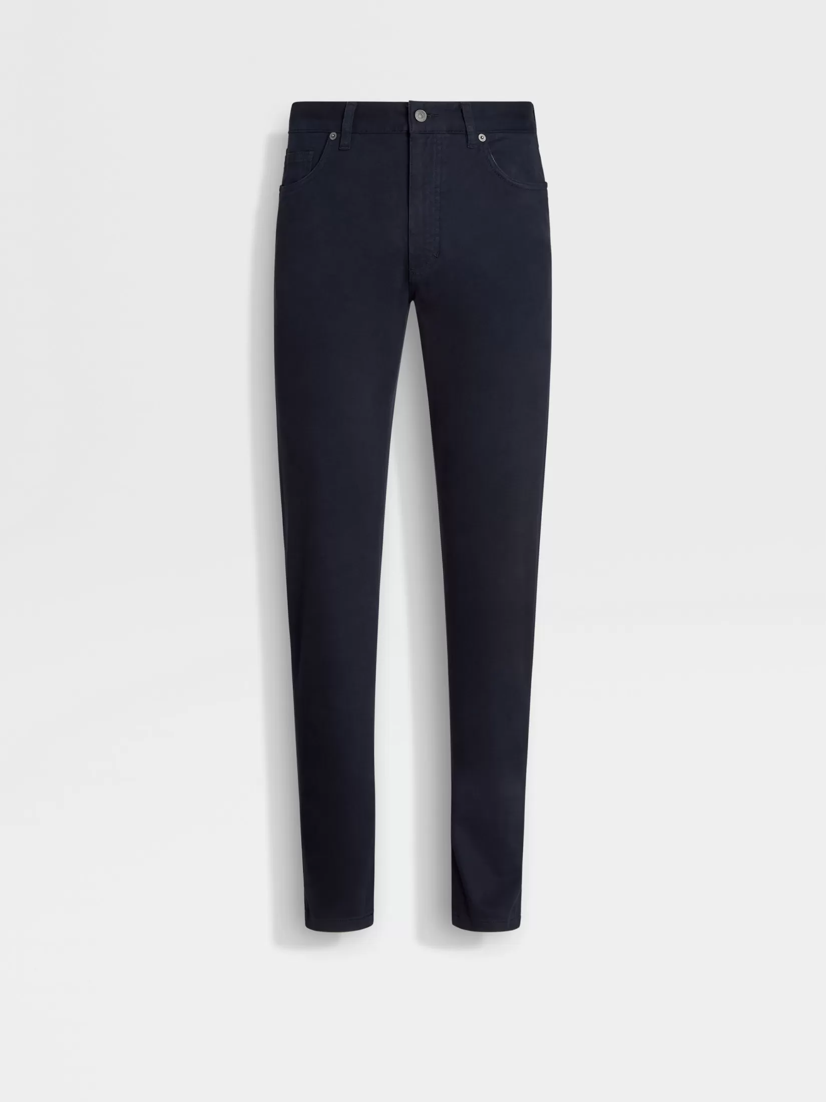 Shop Jeans Roccia in Cotone Elasticizzato Blu Navy Jeans