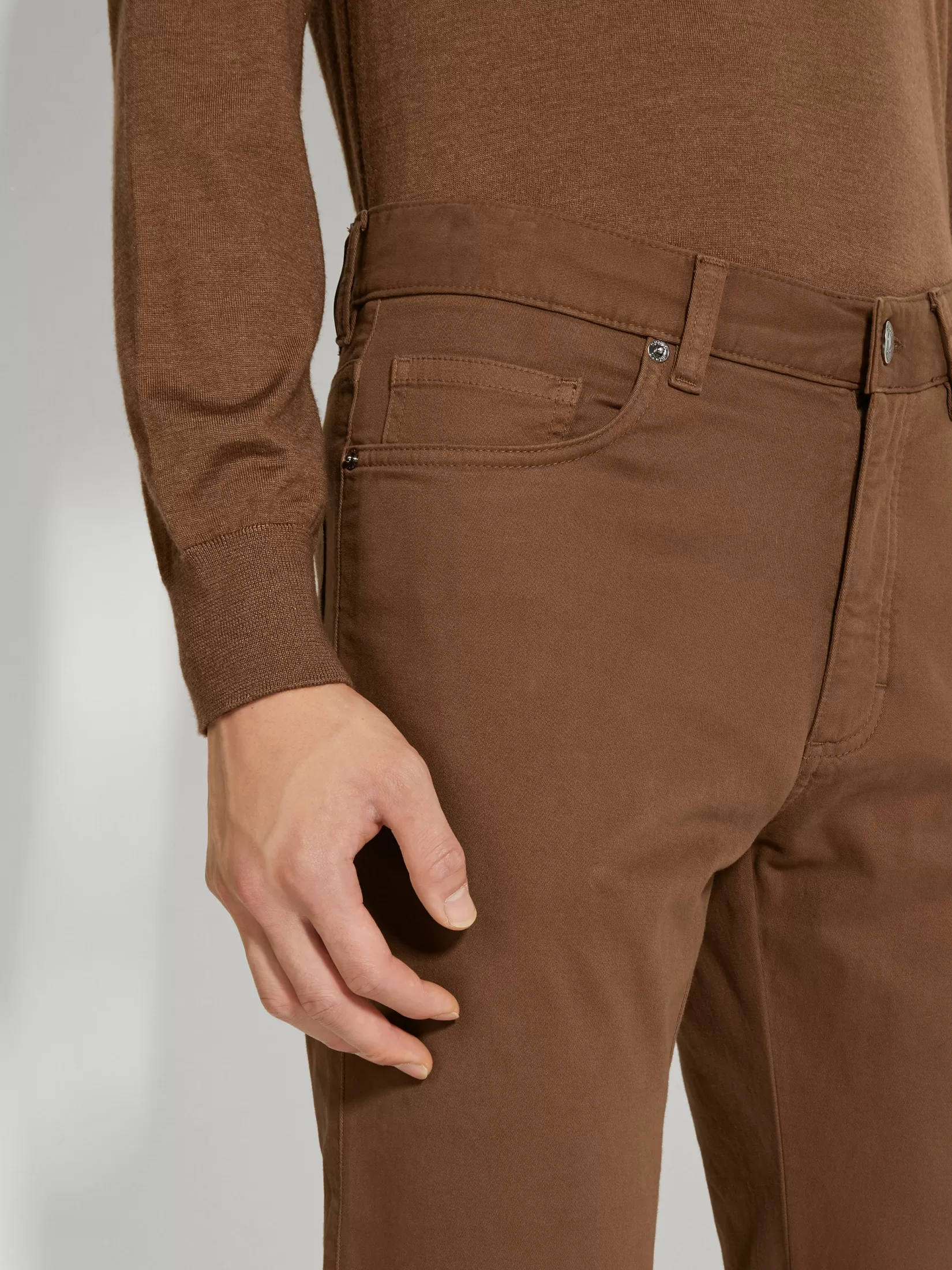 New Jeans Roccia in Cotone Elasticizzato Dark Foliage Jeans