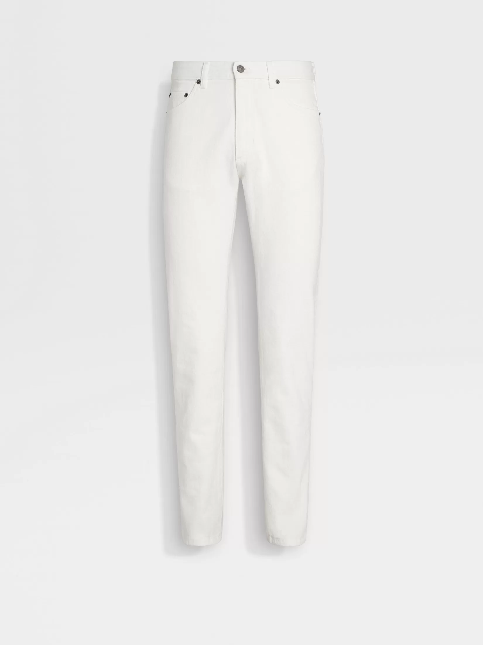 Cheap Jeans Roccia in Cotone Elasticizzato Rinse Wash Bianchi Jeans