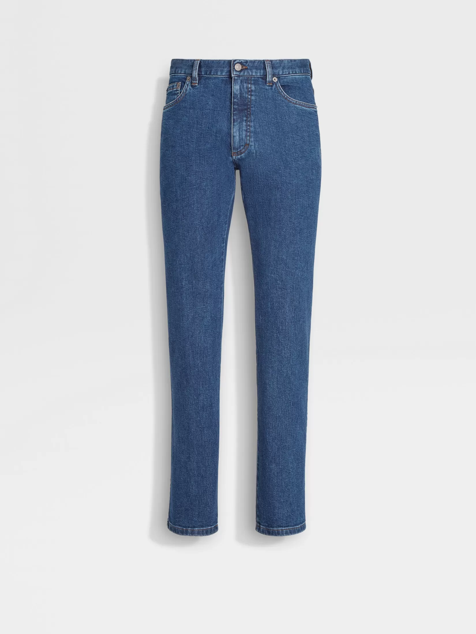 Clearance Jeans Roccia in Cotone Elasticizzato Stone Wash Jeans
