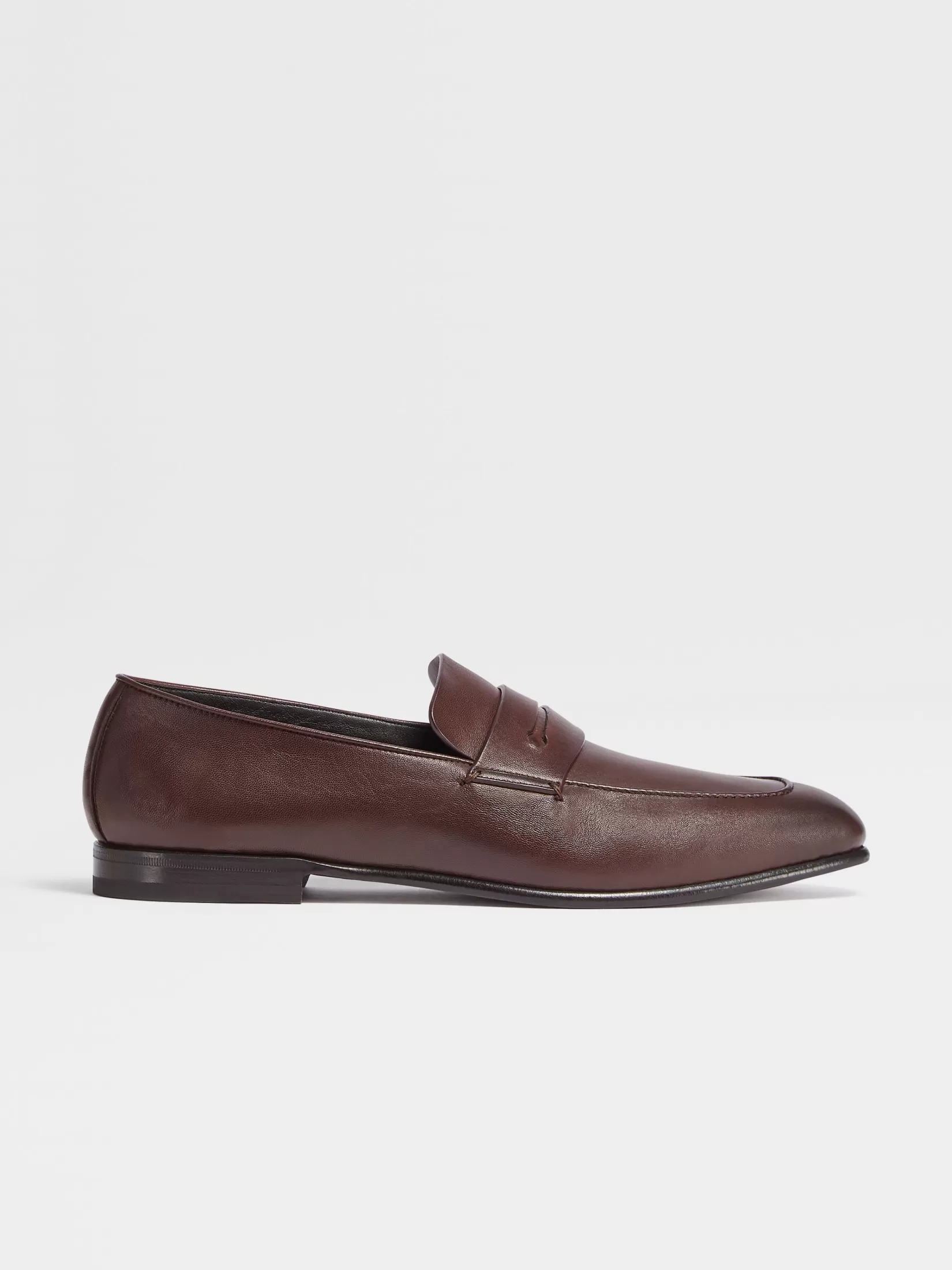 Best Mocassini L’Asola in Pelle Marrone Scuro Mocassini