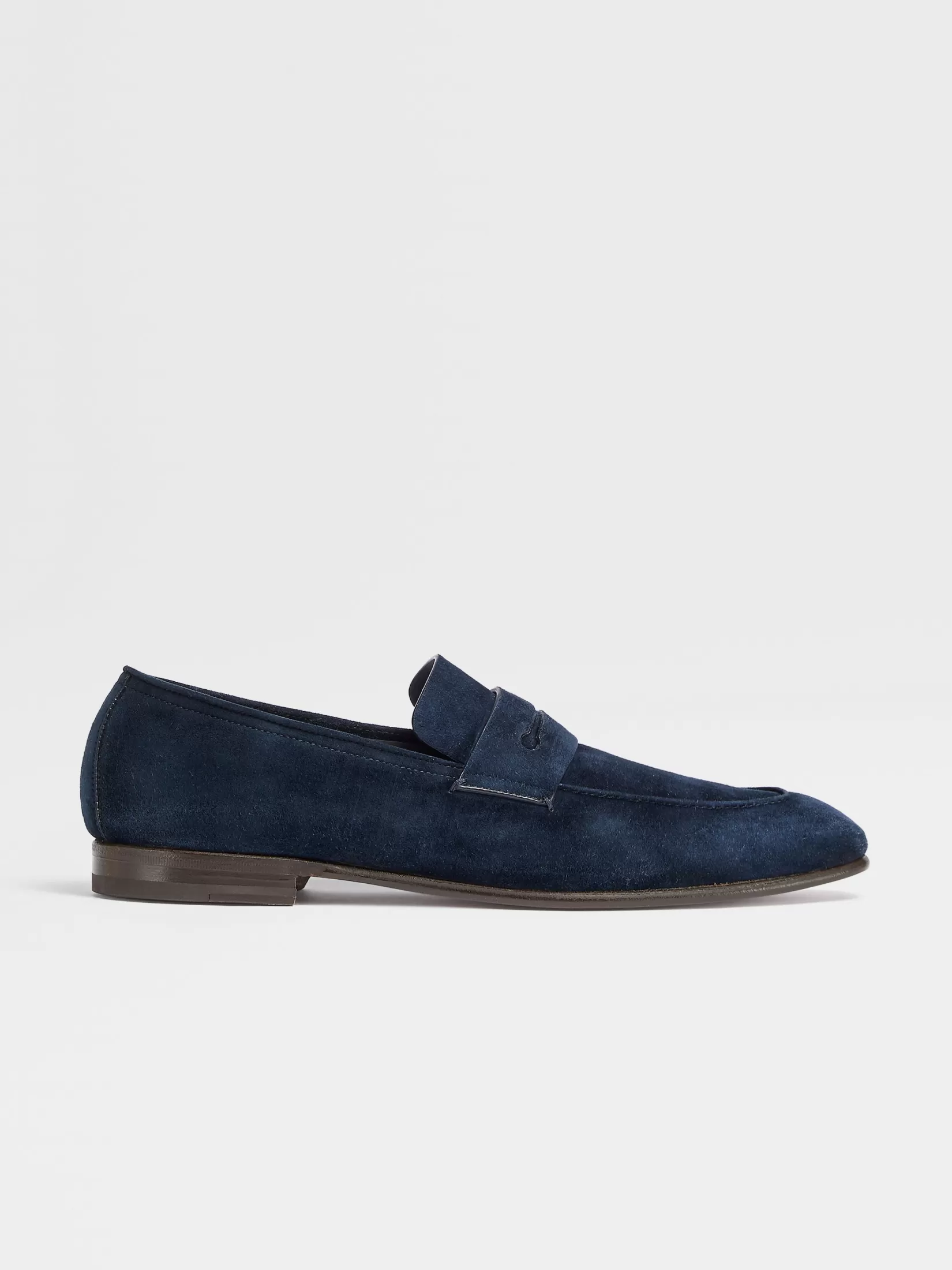Best Mocassini L’Asola in Suede Blu Navy Mocassini