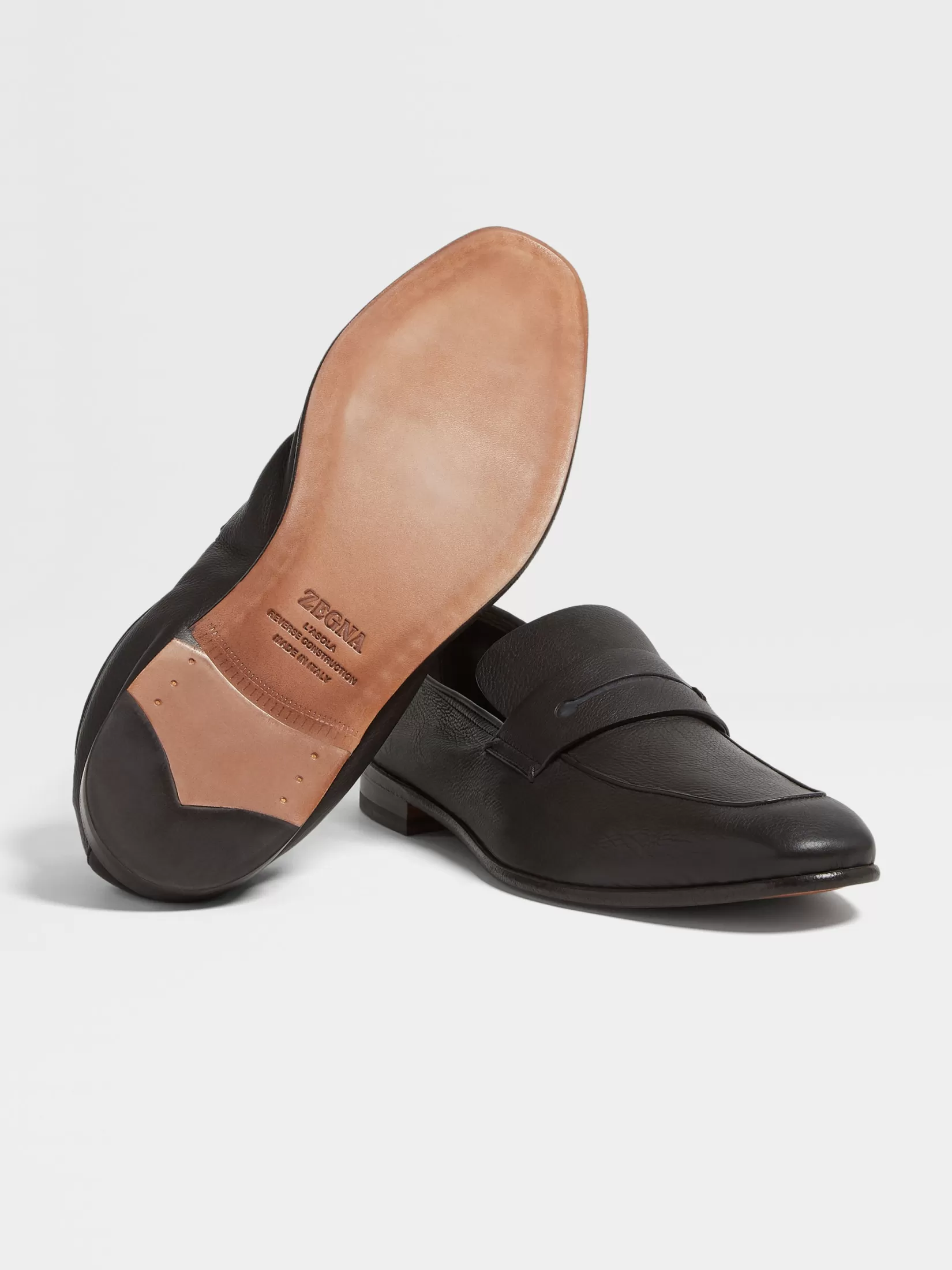 Cheap Mocassini L’Asola SECONDSKIN Marrone Scuro Mocassini