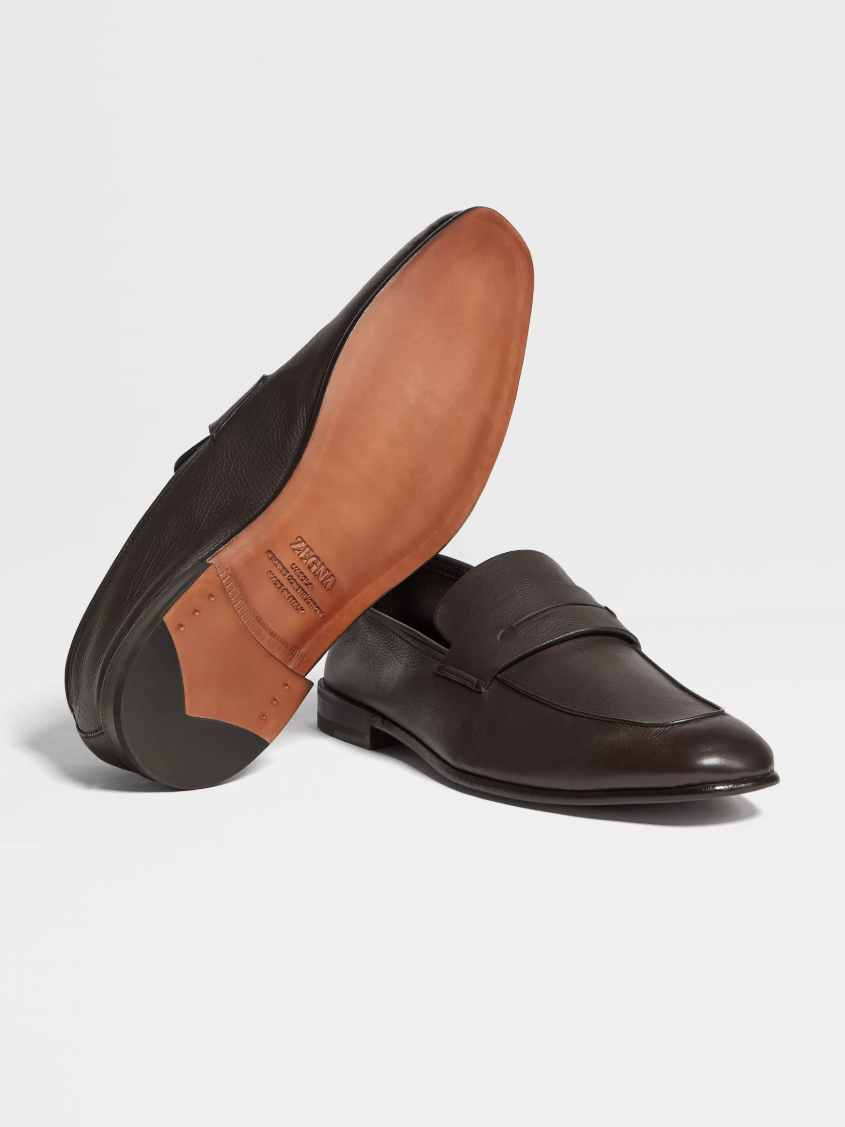 Shop Mocassini L’Asola SECONDSKIN Marroni Mocassini