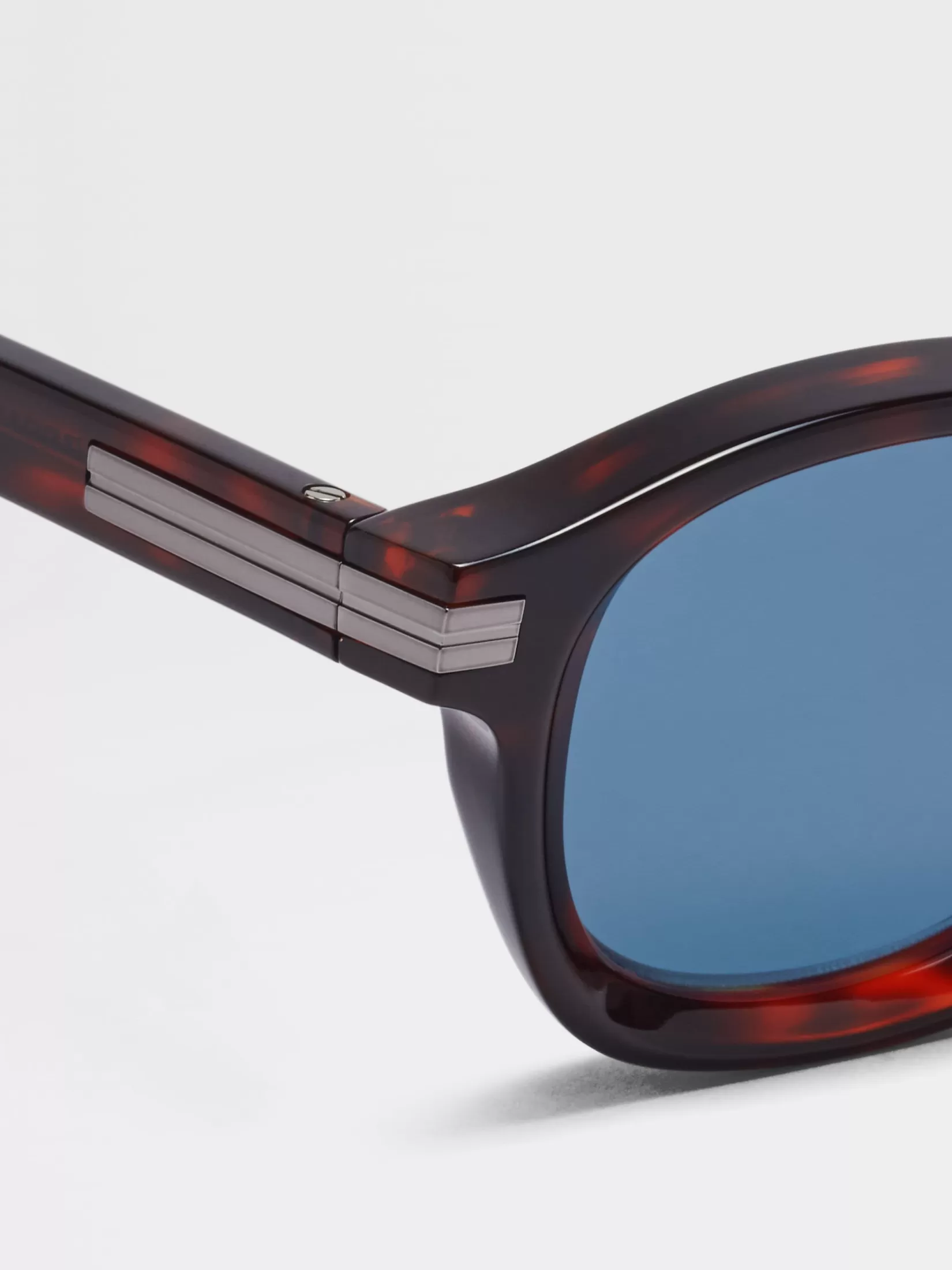 Discount Occhiali da Sole Aurora I in Acetato Havana Rosso Occhiali Da Sole