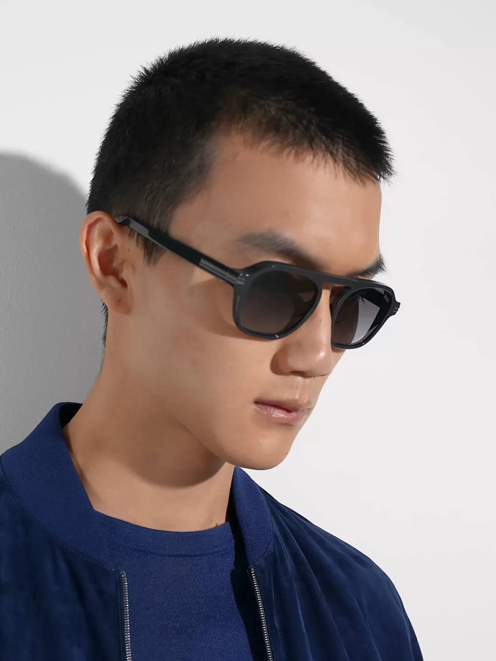Fashion Occhiali da Sole Aurora II in Acetato Grigio Asfalto Essentials Resort | Occhiali Da Sole