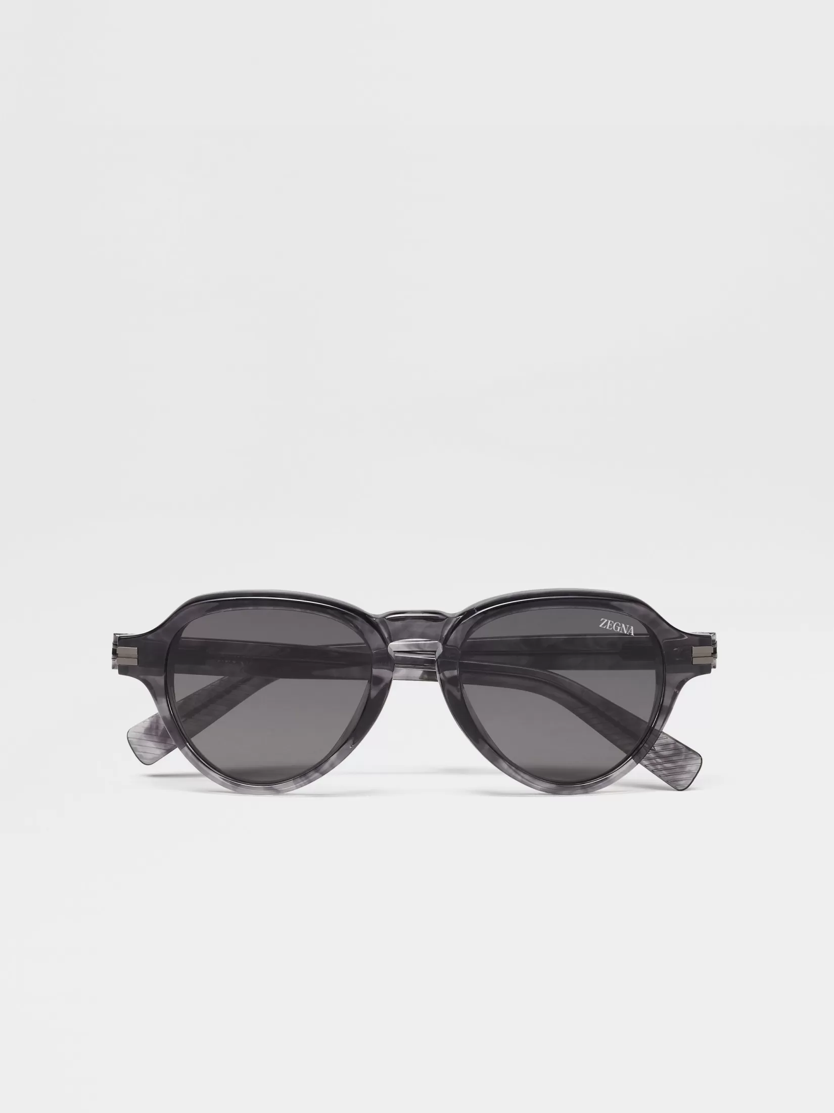 Discount Occhiali da Sole in Acetato Havana Grigio Trasparente Essentials Resort | Piccoli Doni