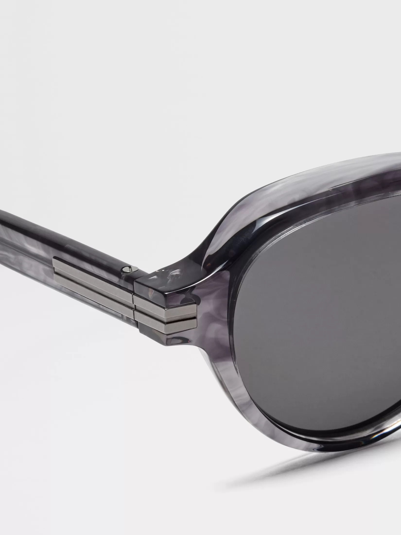 Discount Occhiali da Sole in Acetato Havana Grigio Trasparente Essentials Resort | Piccoli Doni