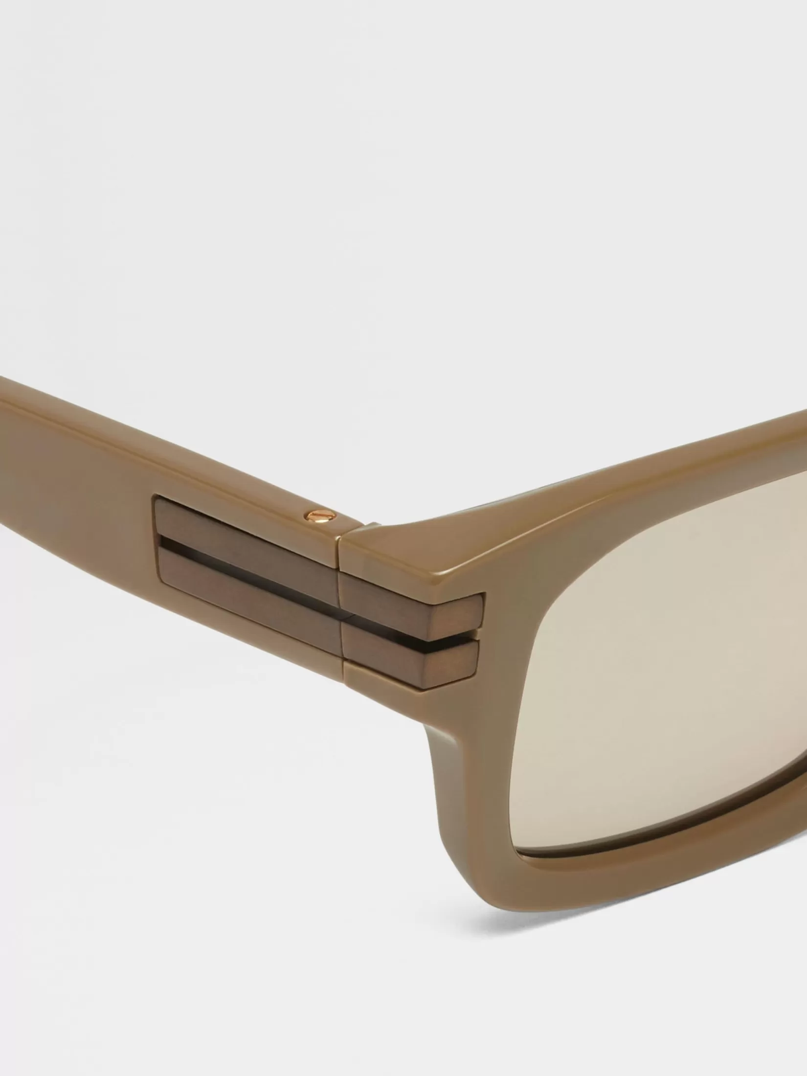 Hot Occhiali da Sole in Acetato Marrone Chiaro Occhiali Da Sole
