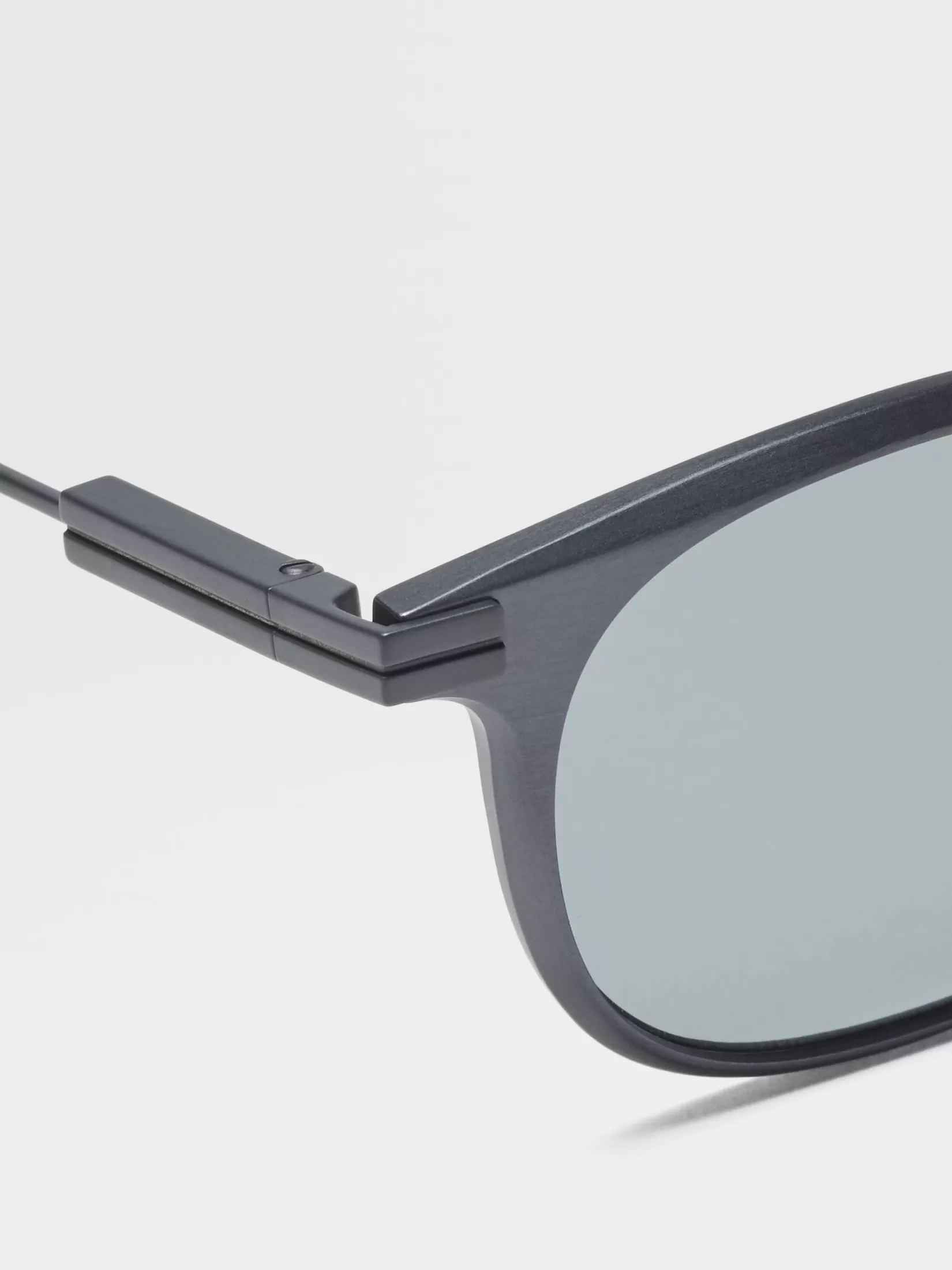 Clearance Occhiali da Sole in Alluminio Argento Scuro Occhiali Da Sole
