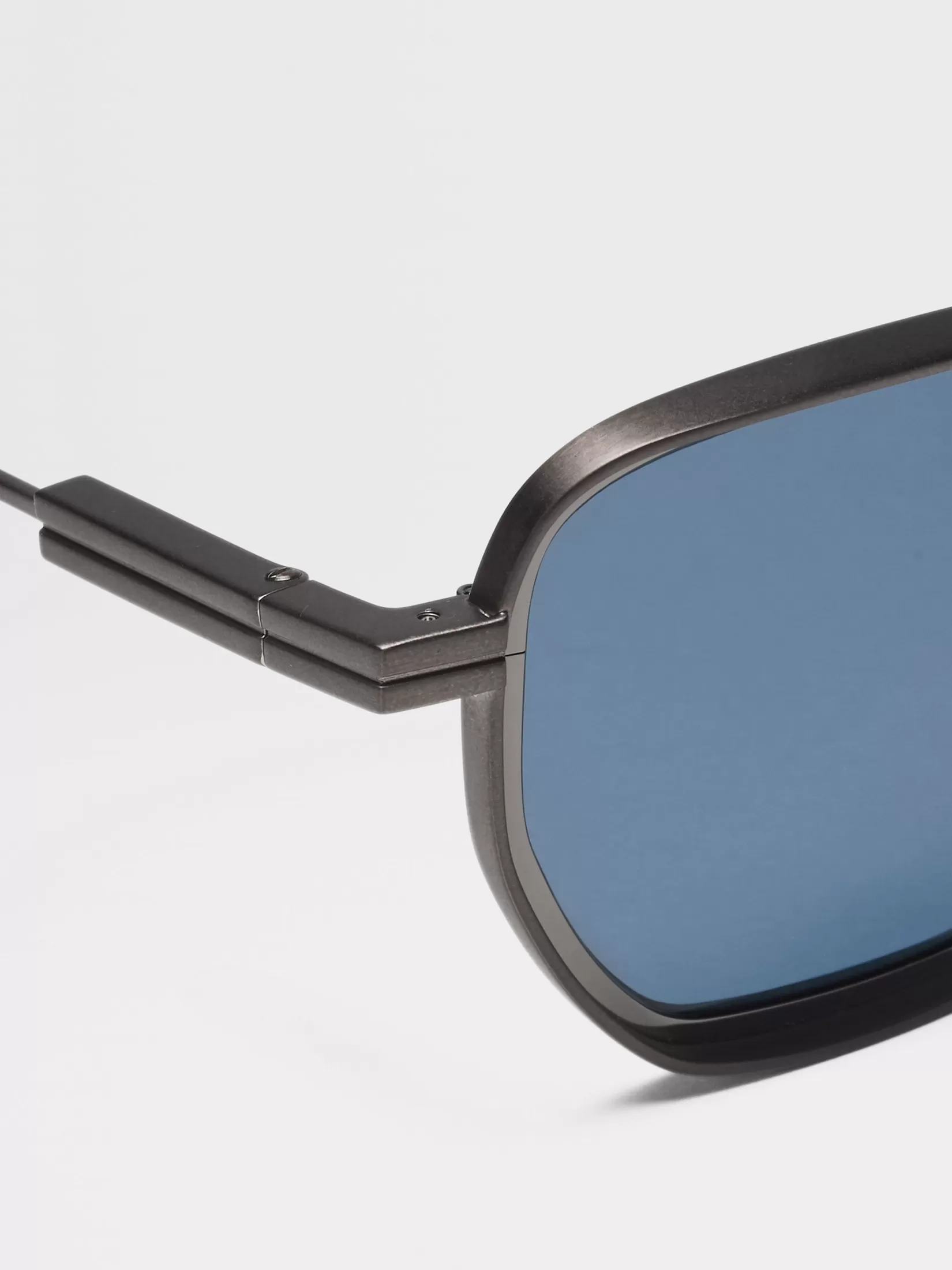 Discount Occhiali da Sole in Metallo Canna di Fucile Satin Occhiali Da Sole