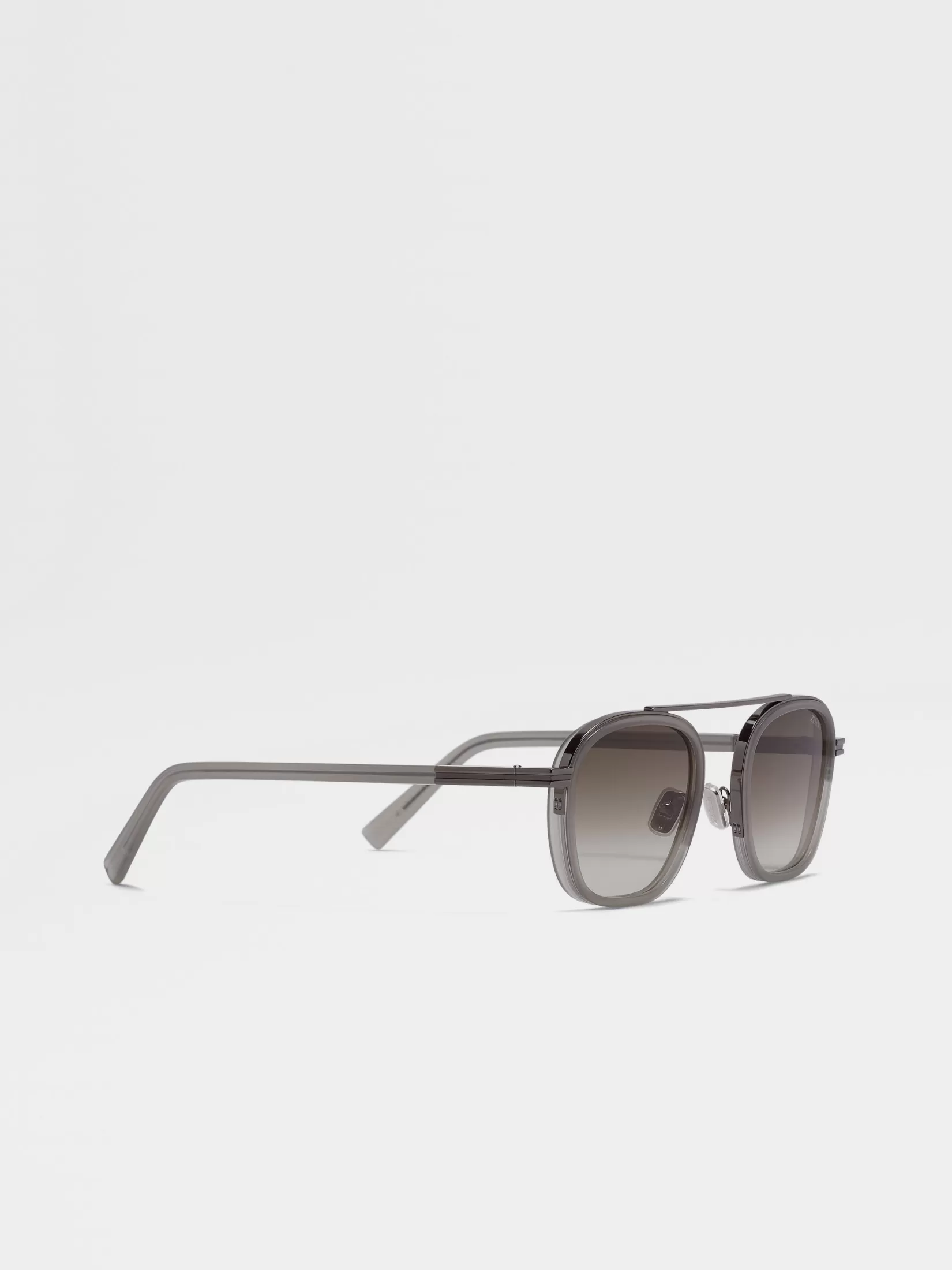 Flash Sale Occhiali da Sole Orizzonte I in Acetato e Metallo Grigi Piccoli Doni | In Viaggio Con Stile