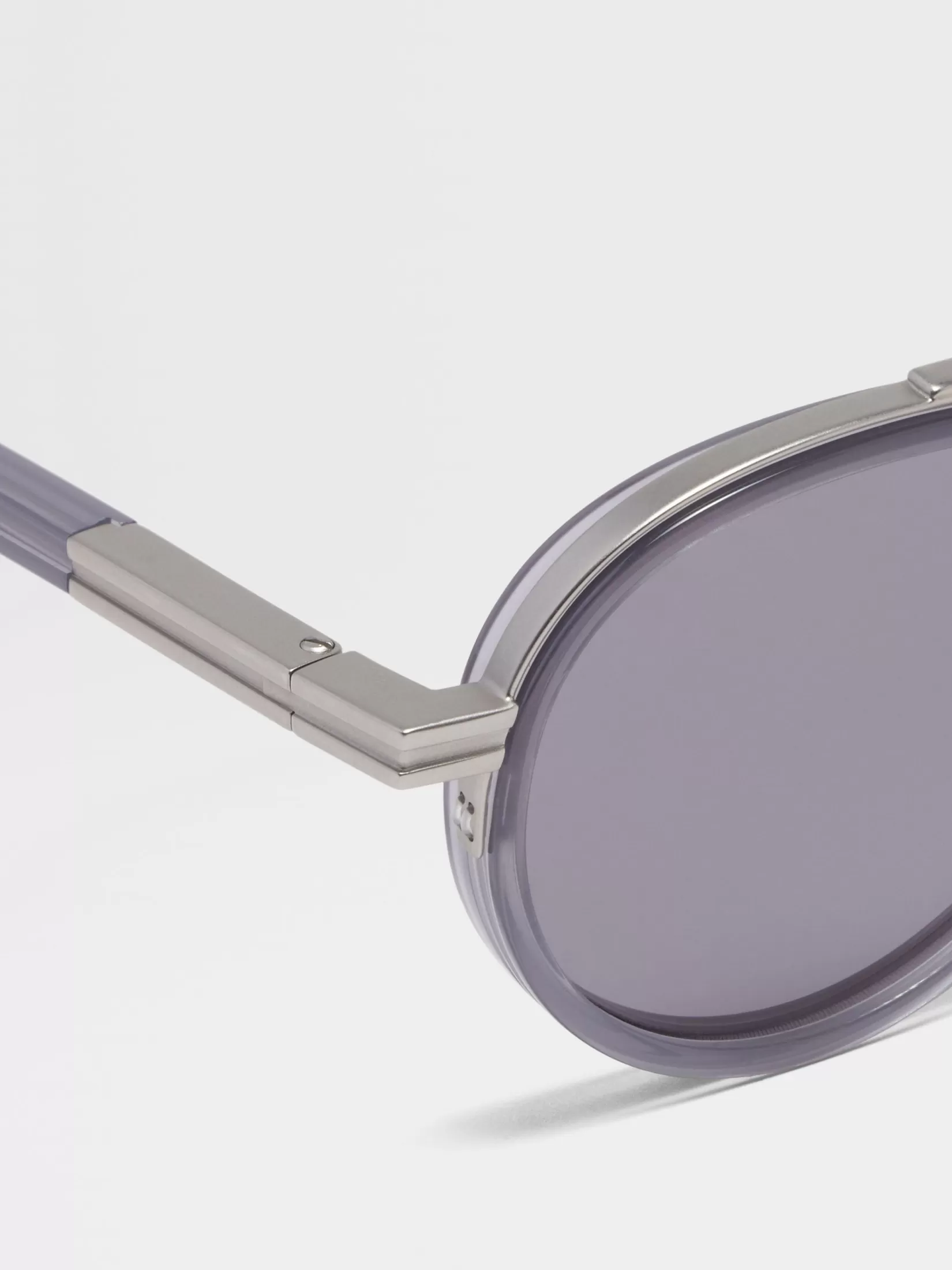 Best Sale Occhiali da Sole Orizzonte II in Acetato e Metallo Grigio Opale Essentials Resort | Occhiali Da Sole