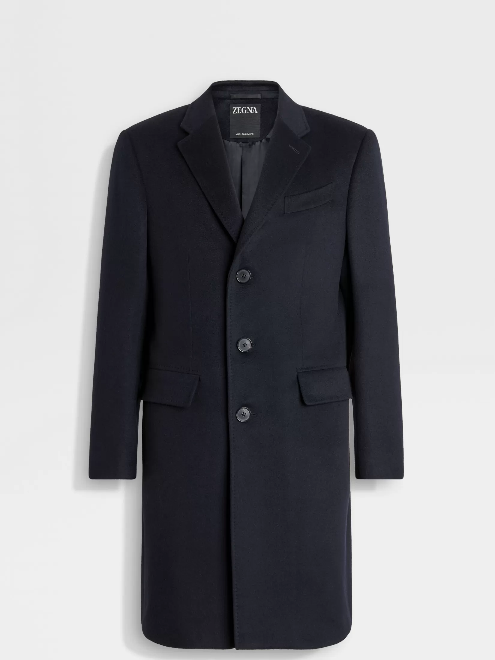 New Overcoat in Oasi Cashmere Blu Navy Giacche E Cappotti