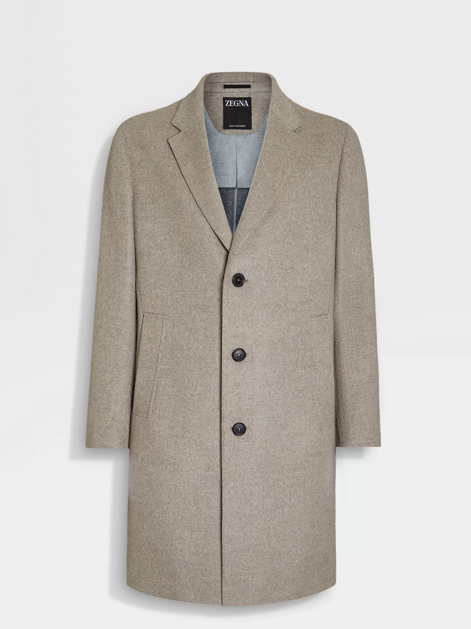 Best Sale Overcoat in Oasi Cashmere Tortora Chiaro Giacche E Cappotti