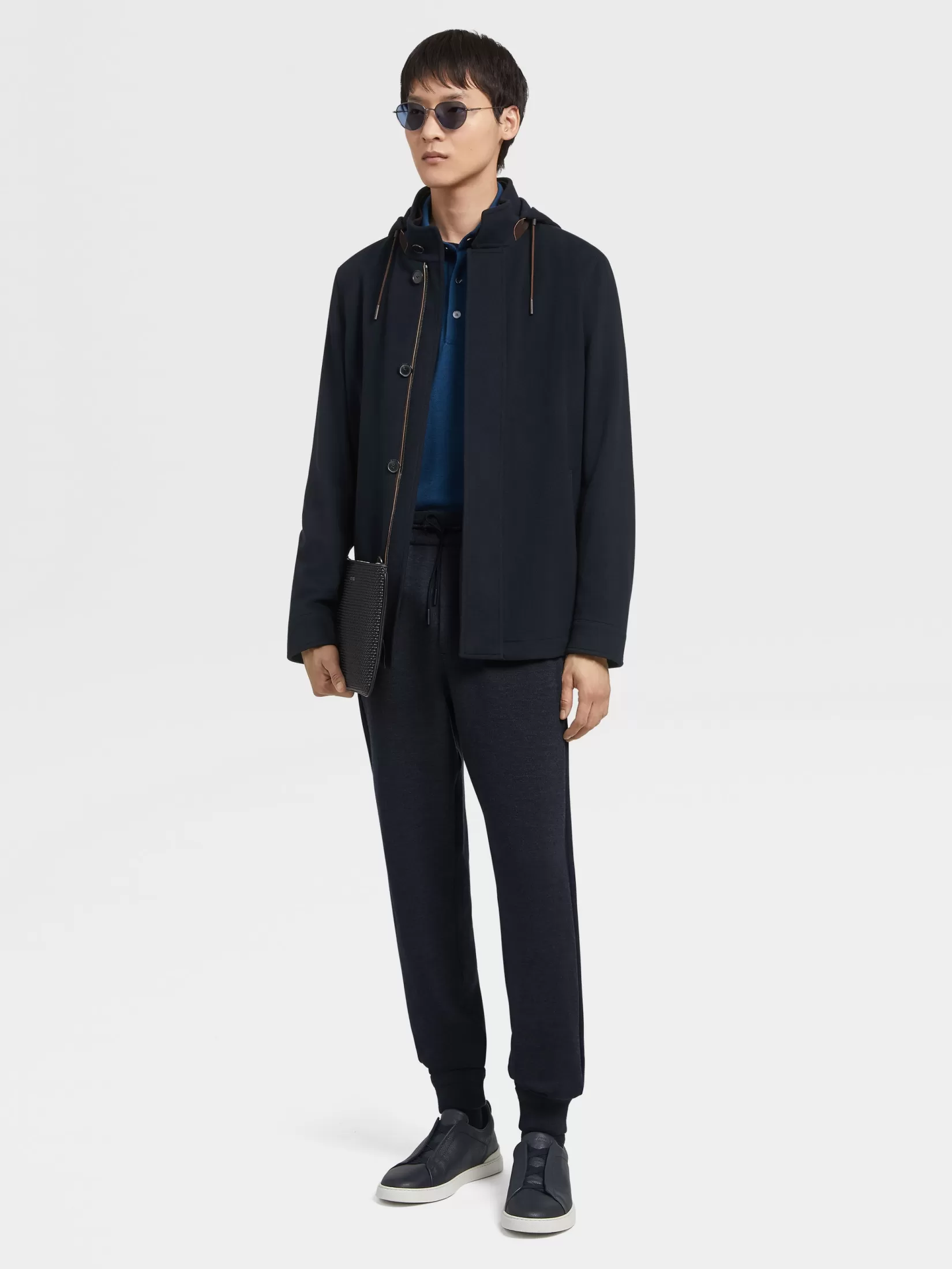 Cheap Overjacket con Cappuccio in Lana 12milmil12 Giacche E Cappotti