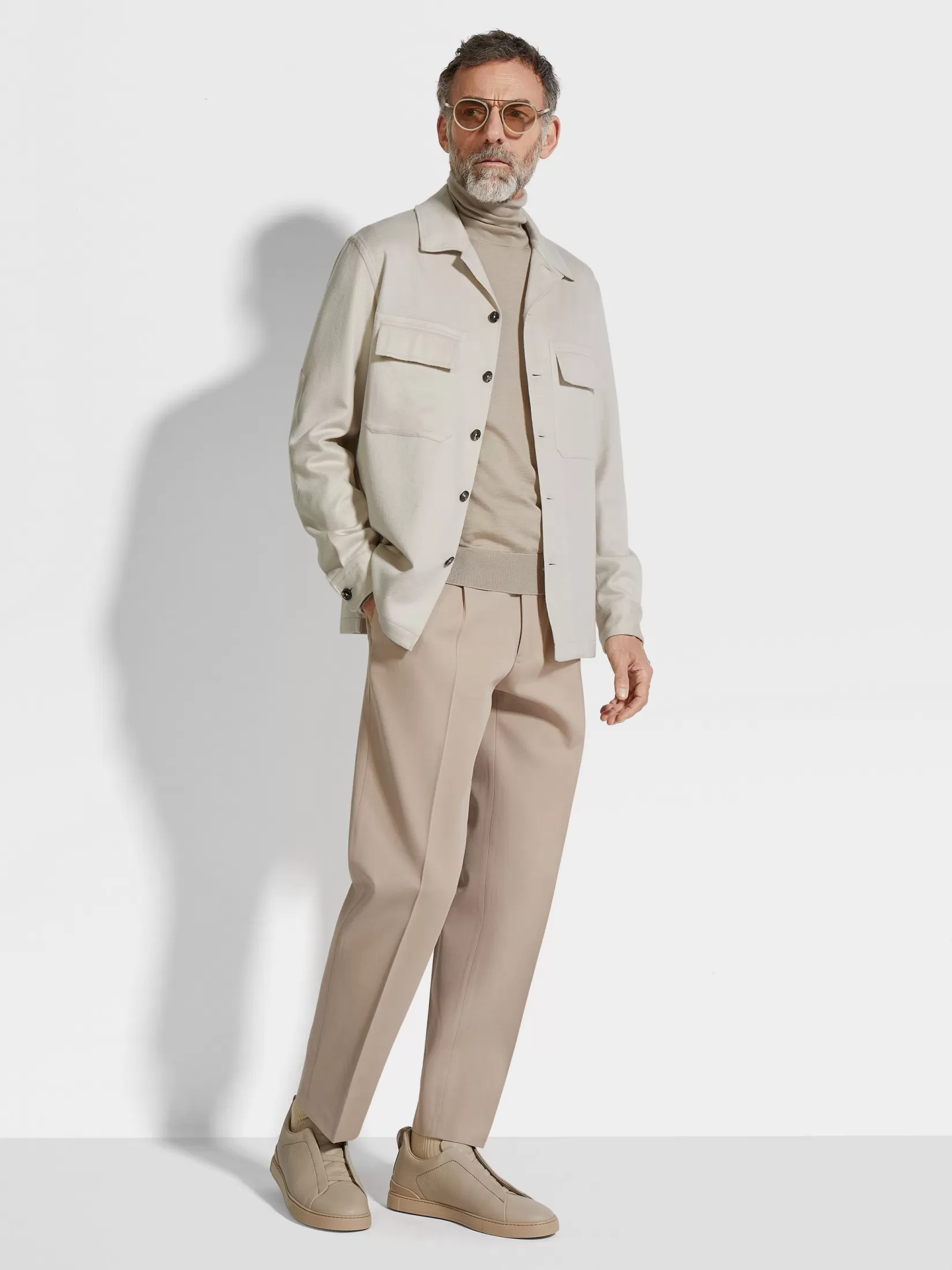 Outlet Overshirt Alba in Oasi Cashmere Overshirts E Chore Jackets