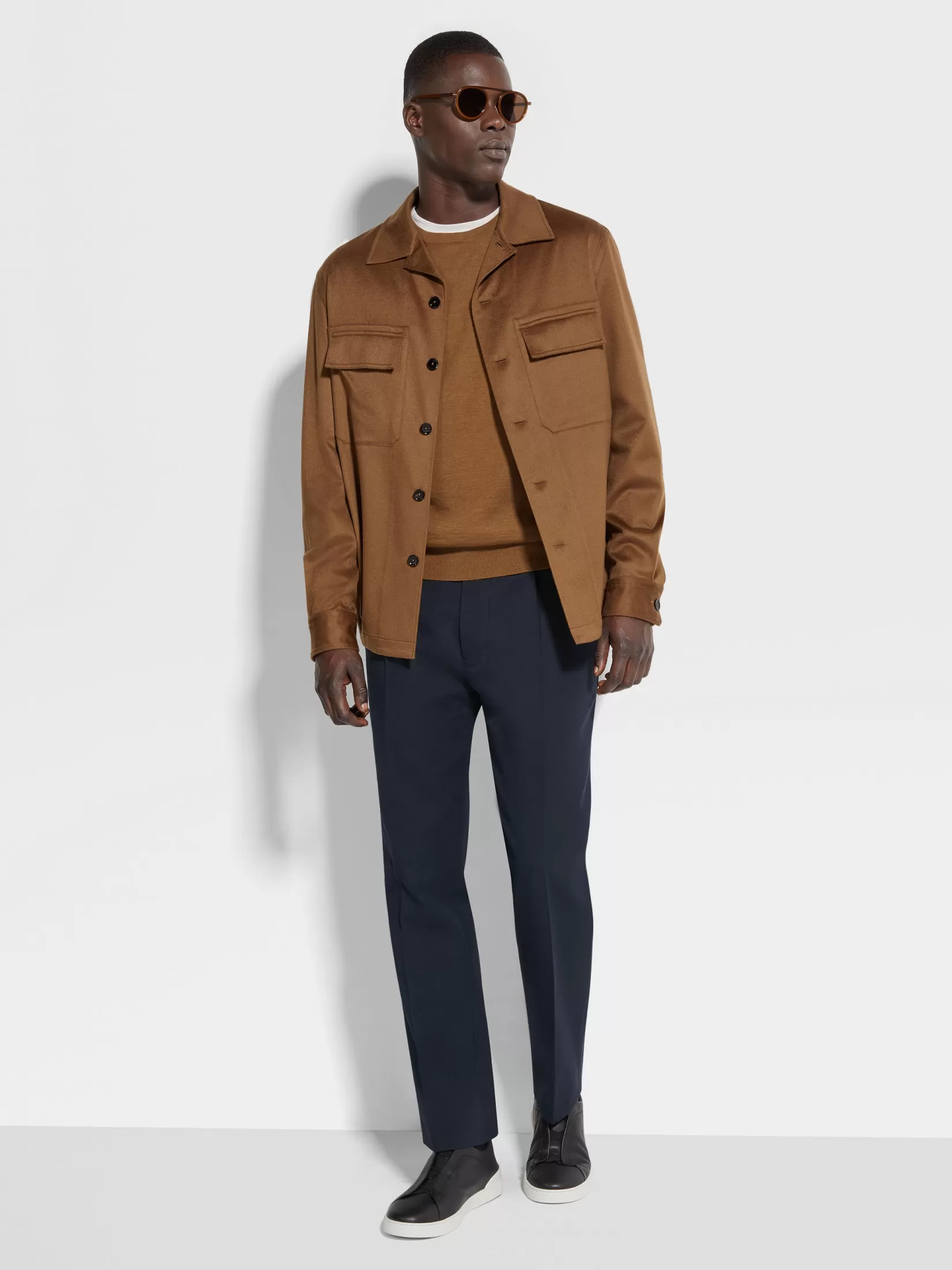 Store Overshirt Alba in Oasi Cashmere Overshirts E Chore Jackets