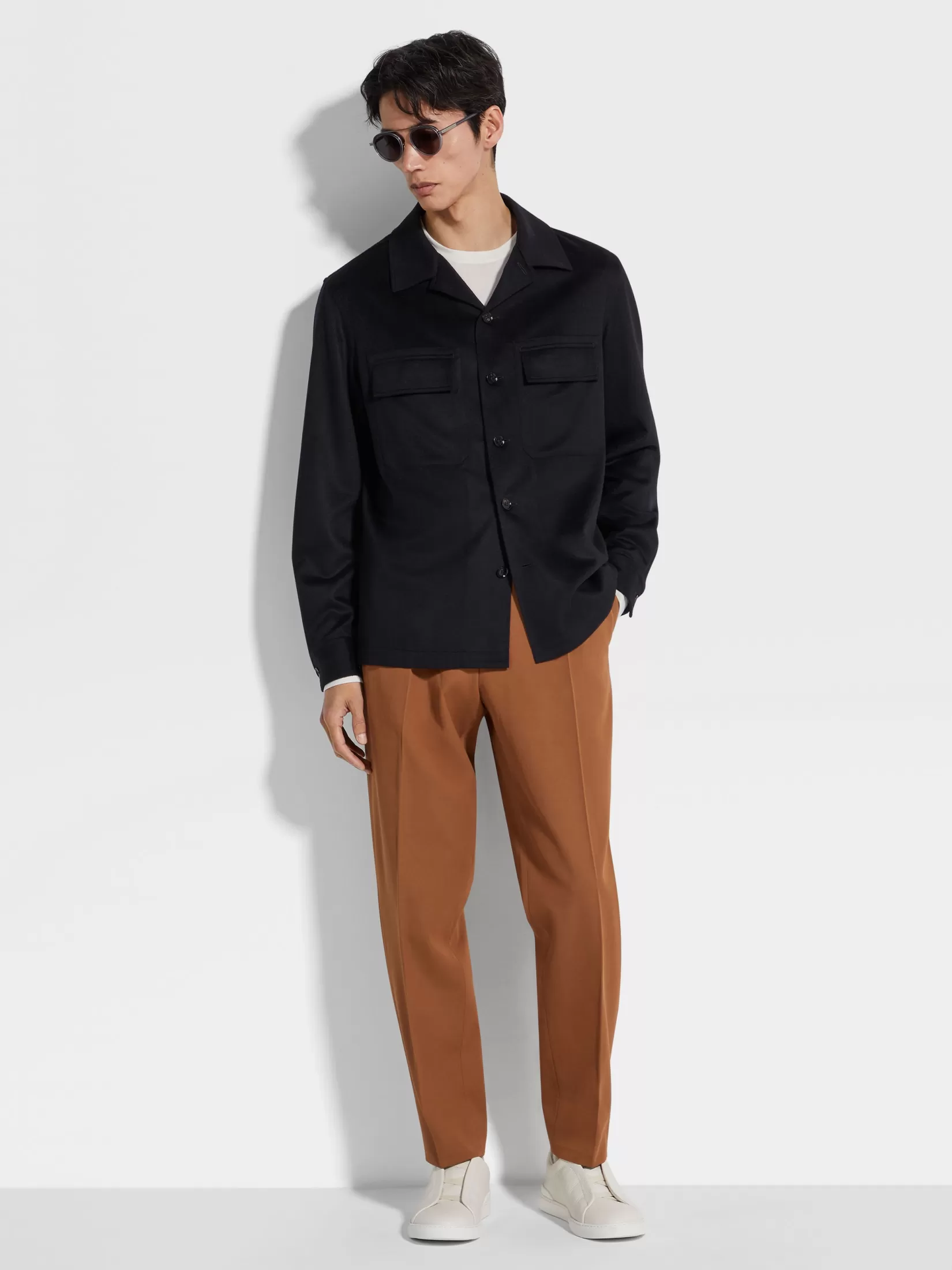 Clearance Overshirt Alba in Oasi Cashmere Overshirts E Chore Jackets