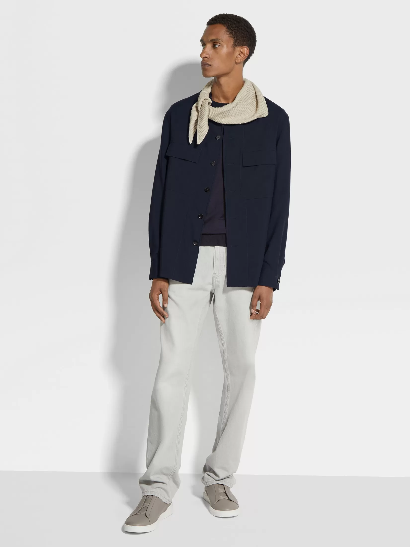Best Overshirt in Cashmere Overshirts E Chore Jackets