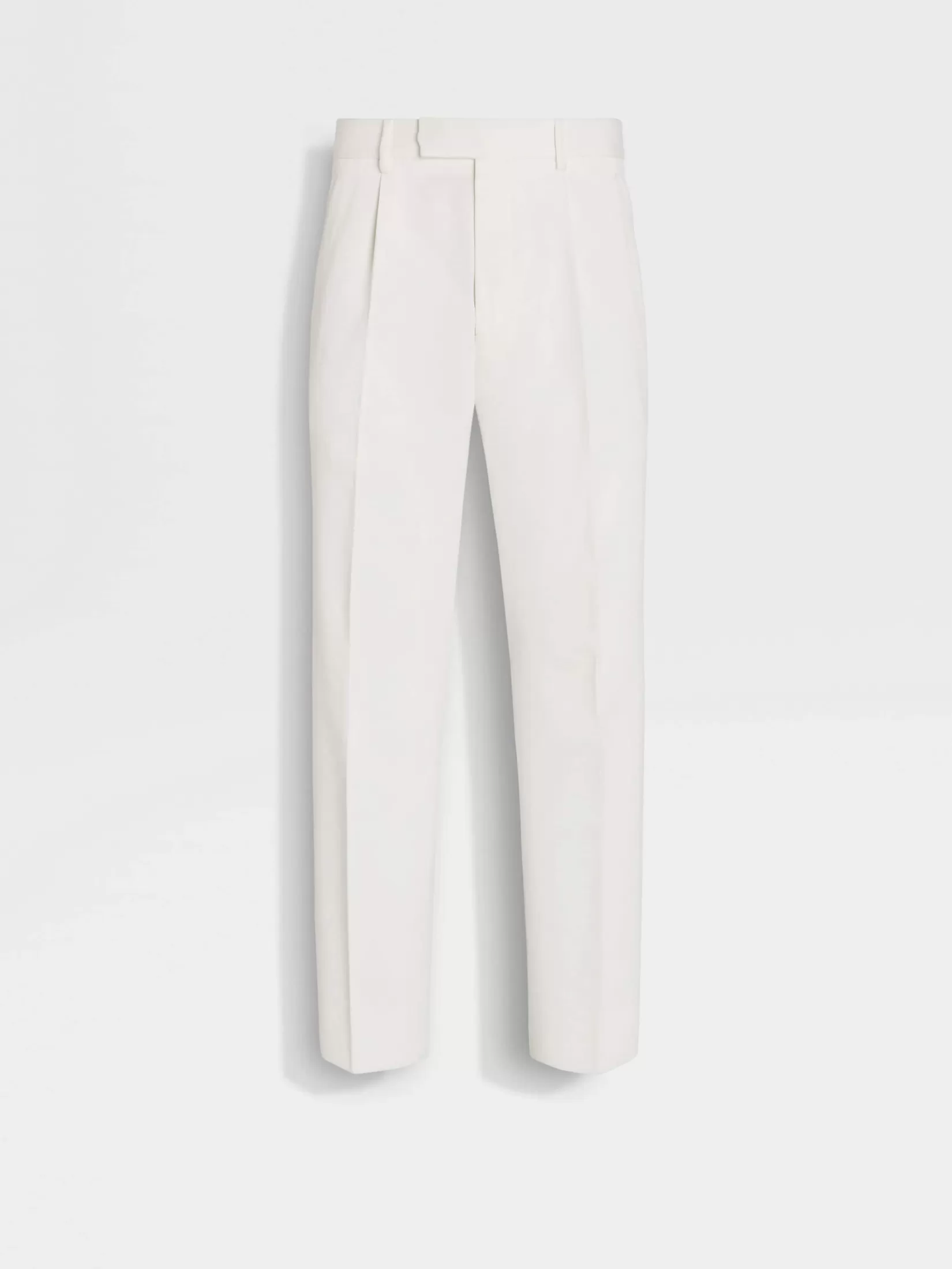 Shop Pantaloni in Cotone e Lana Bianchi In Viaggio Con Stile | Pantaloni