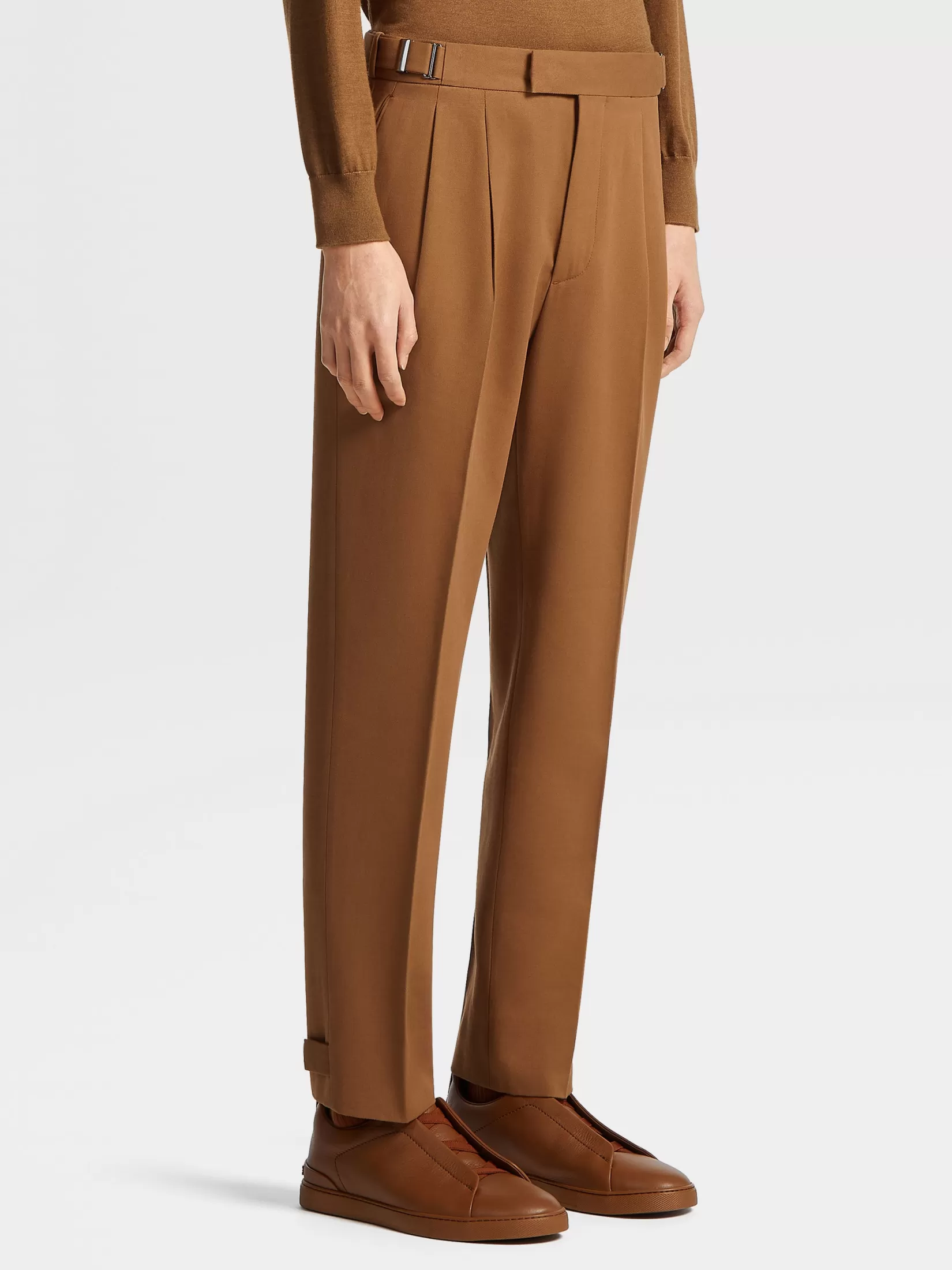 Store Pantaloni in Cotone e Lana Dark Foliage Pantaloni