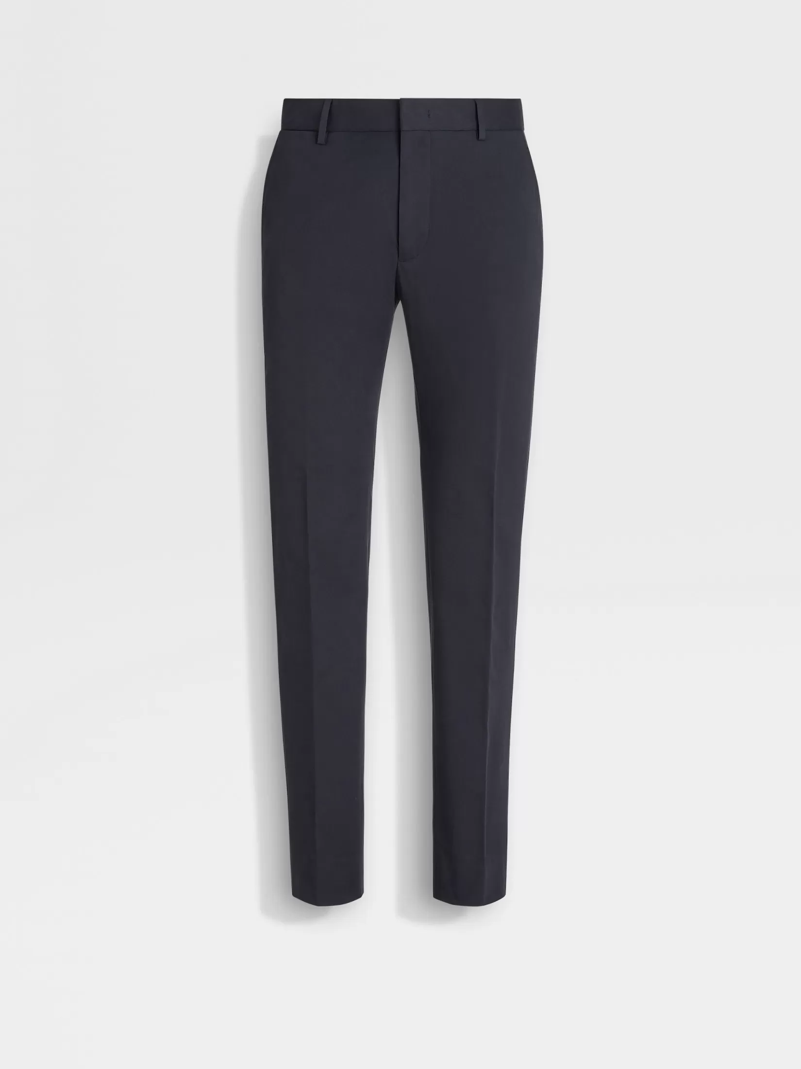 Best Pantaloni in Cotone Elasticizzato Blu Navy Pantaloni