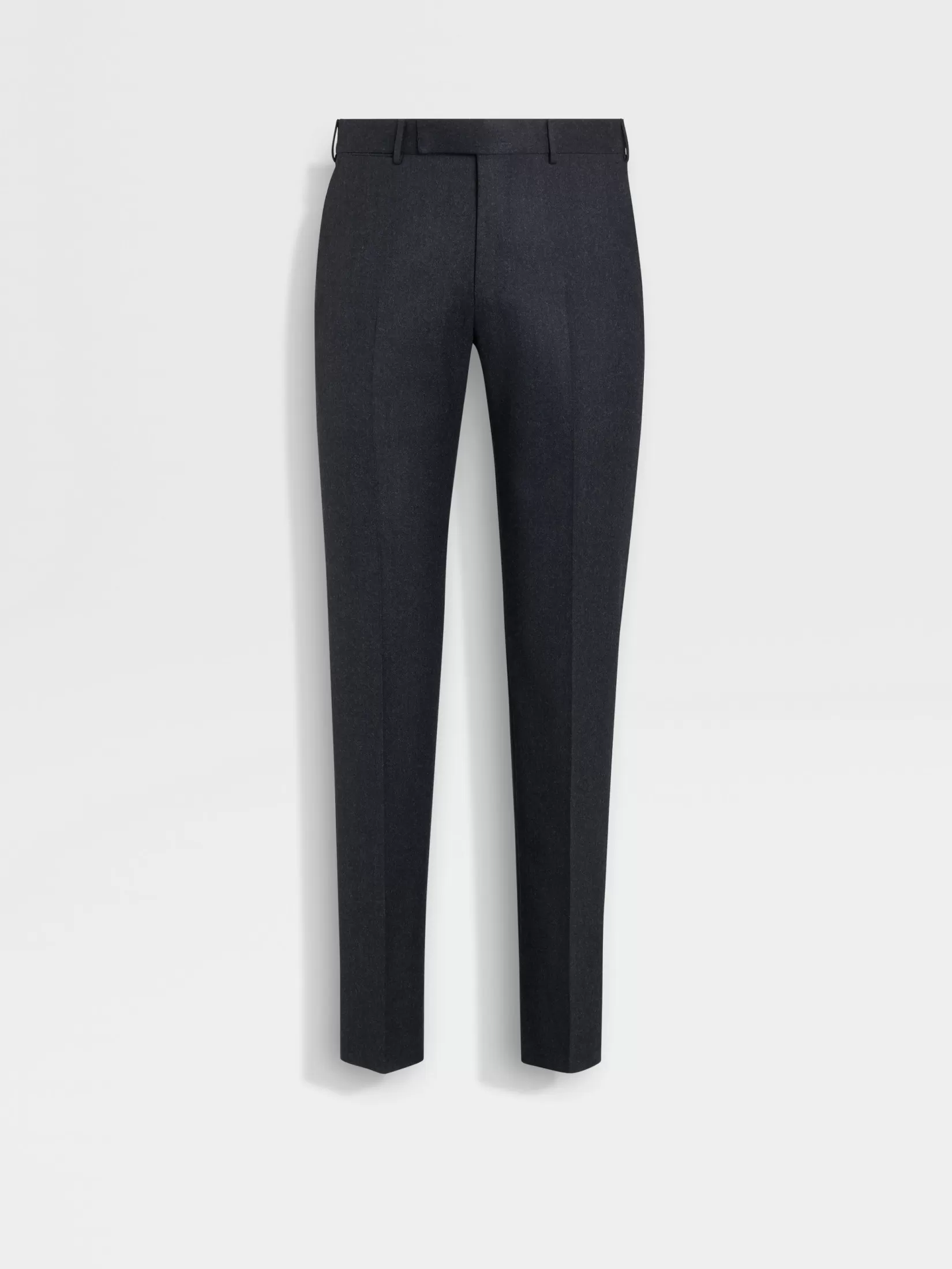 Shop Pantaloni in Lana Grigio Scuro Pantaloni