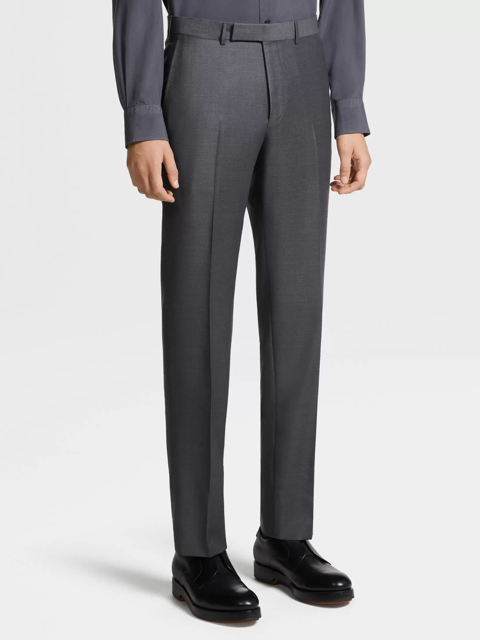 Sale Pantaloni in Lana Trofeo™ Grigi Pantaloni