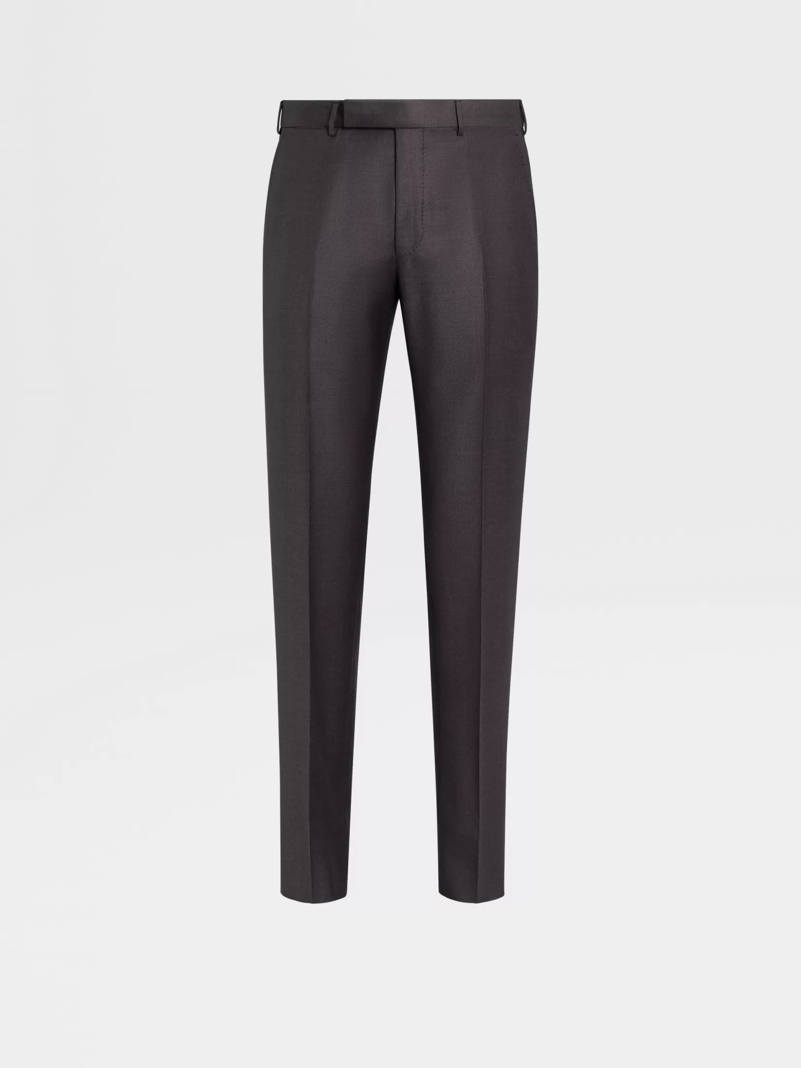 New Pantaloni in Lana Trofeo™ Grigio Scuro Pantaloni