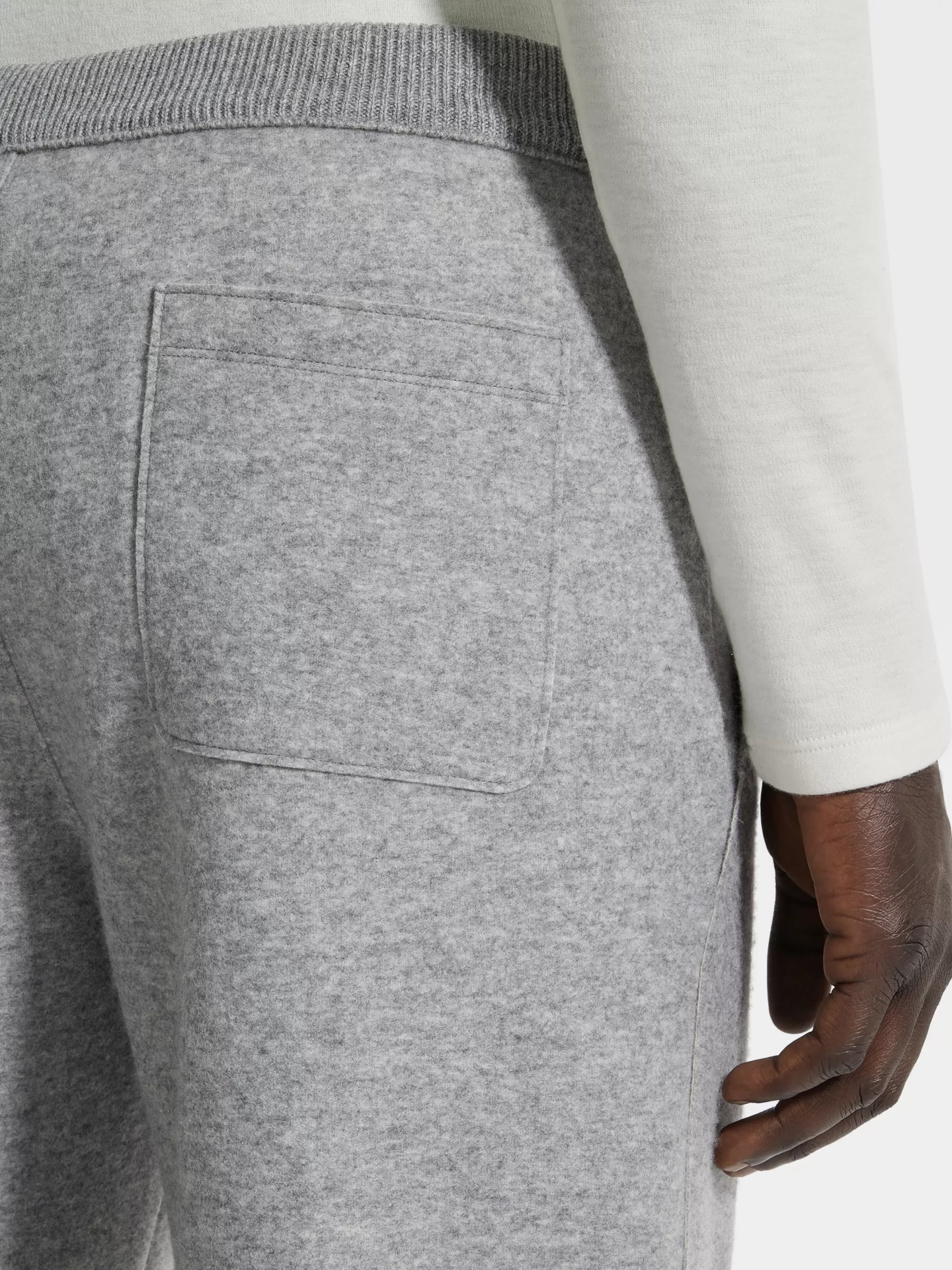 Cheap Pantaloni in Misto Cashmere Grigio Mélange In Viaggio Con Stile | Joggers E Felpe