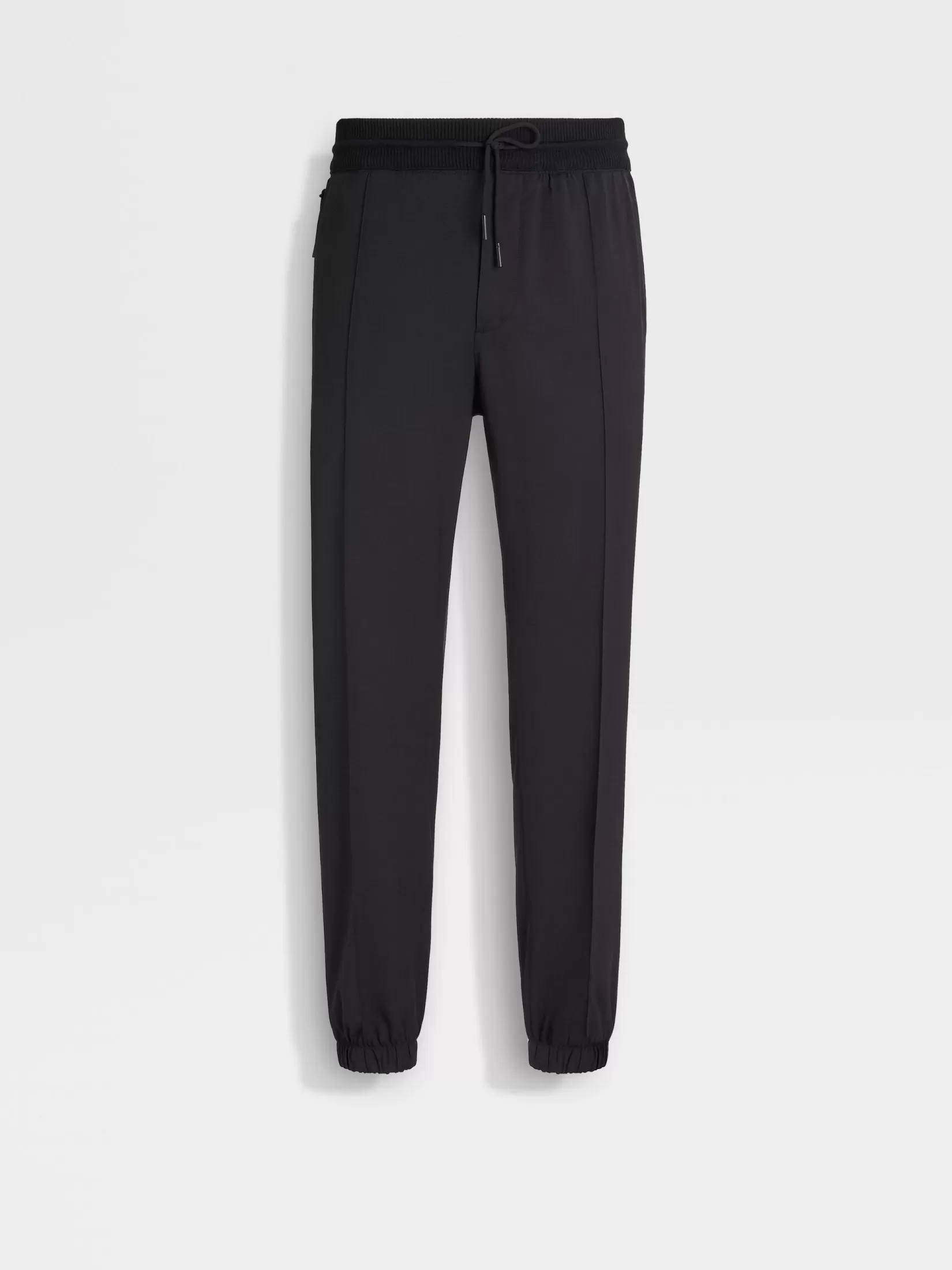 Best Sale Pantaloni Jogger in Lana High Performance™ Neri Joggers E Felpe
