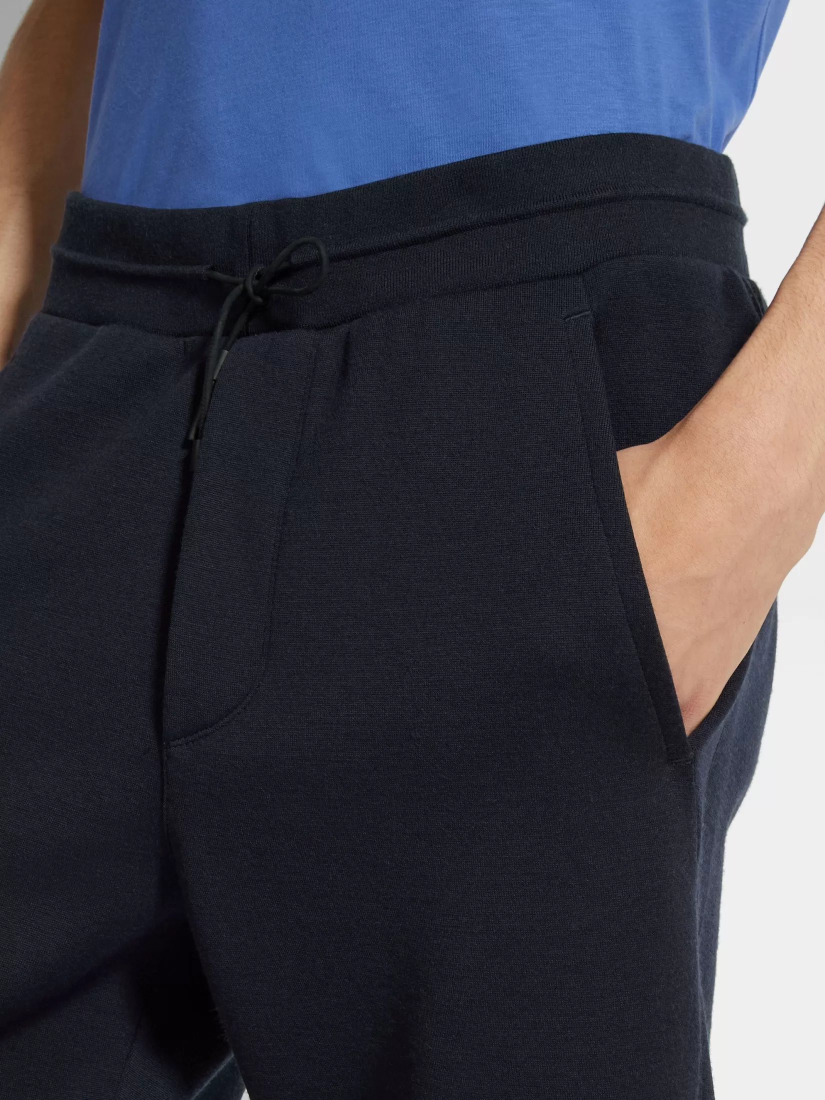 Sale Pantaloni Jogger in Misto Lana High Performance™ Blu Navy Joggers E Felpe