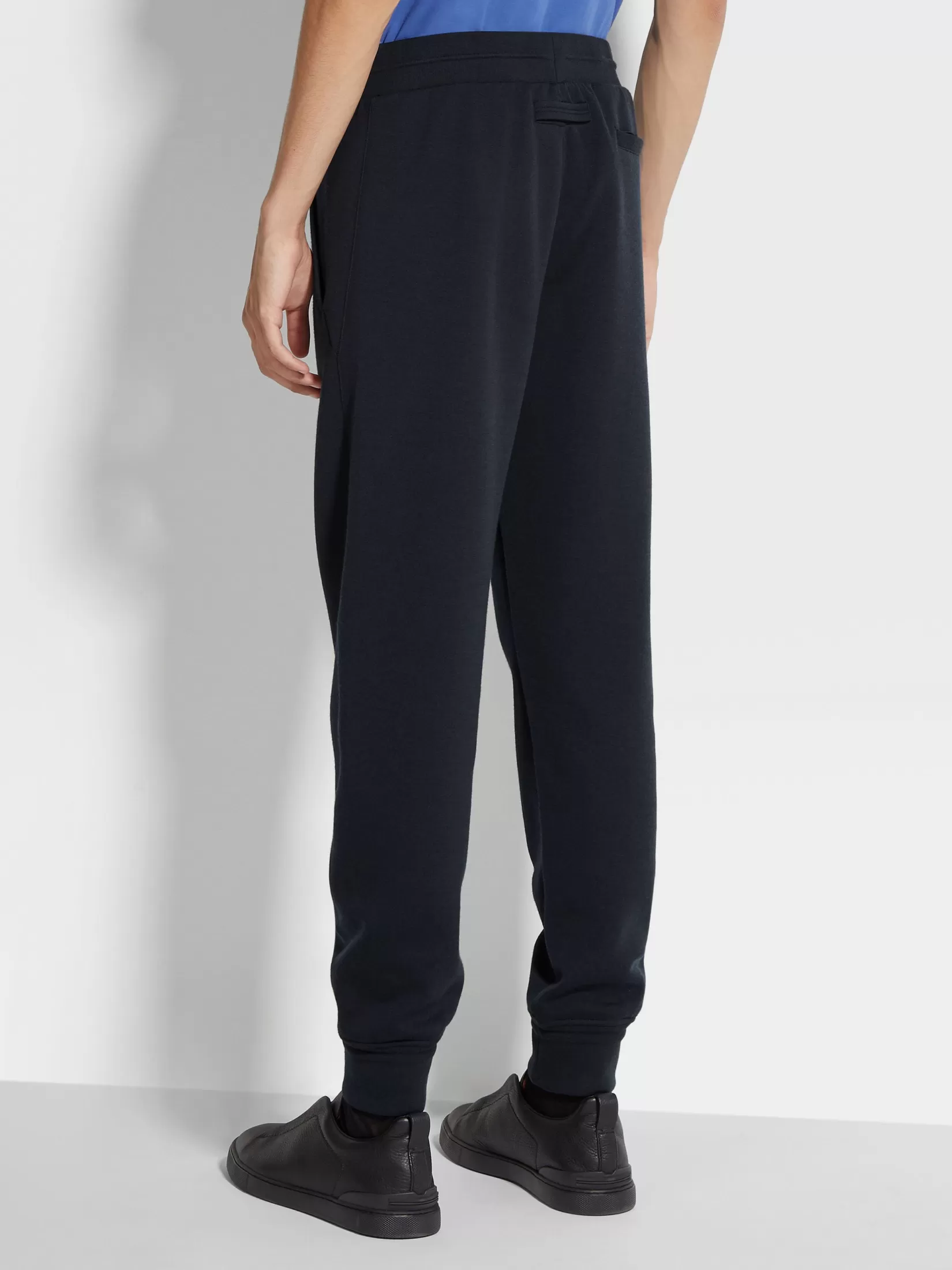 Sale Pantaloni Jogger in Misto Lana High Performance™ Blu Navy Joggers E Felpe