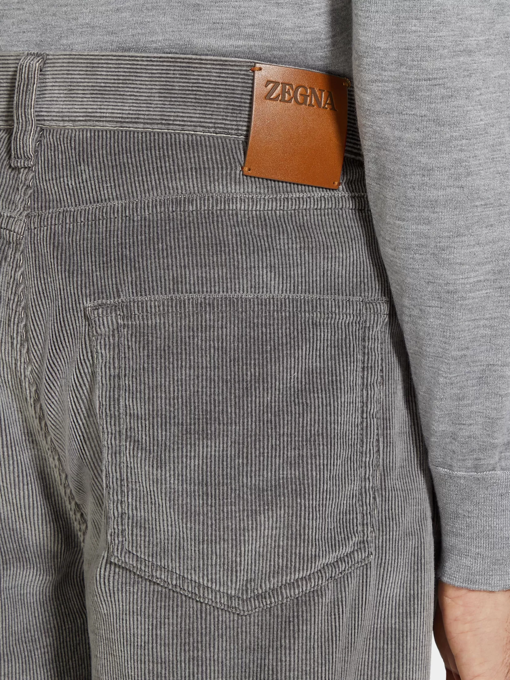 Discount Pantaloni Roccia in Cashco Grigio Mélange In Viaggio Con Stile | Jeans